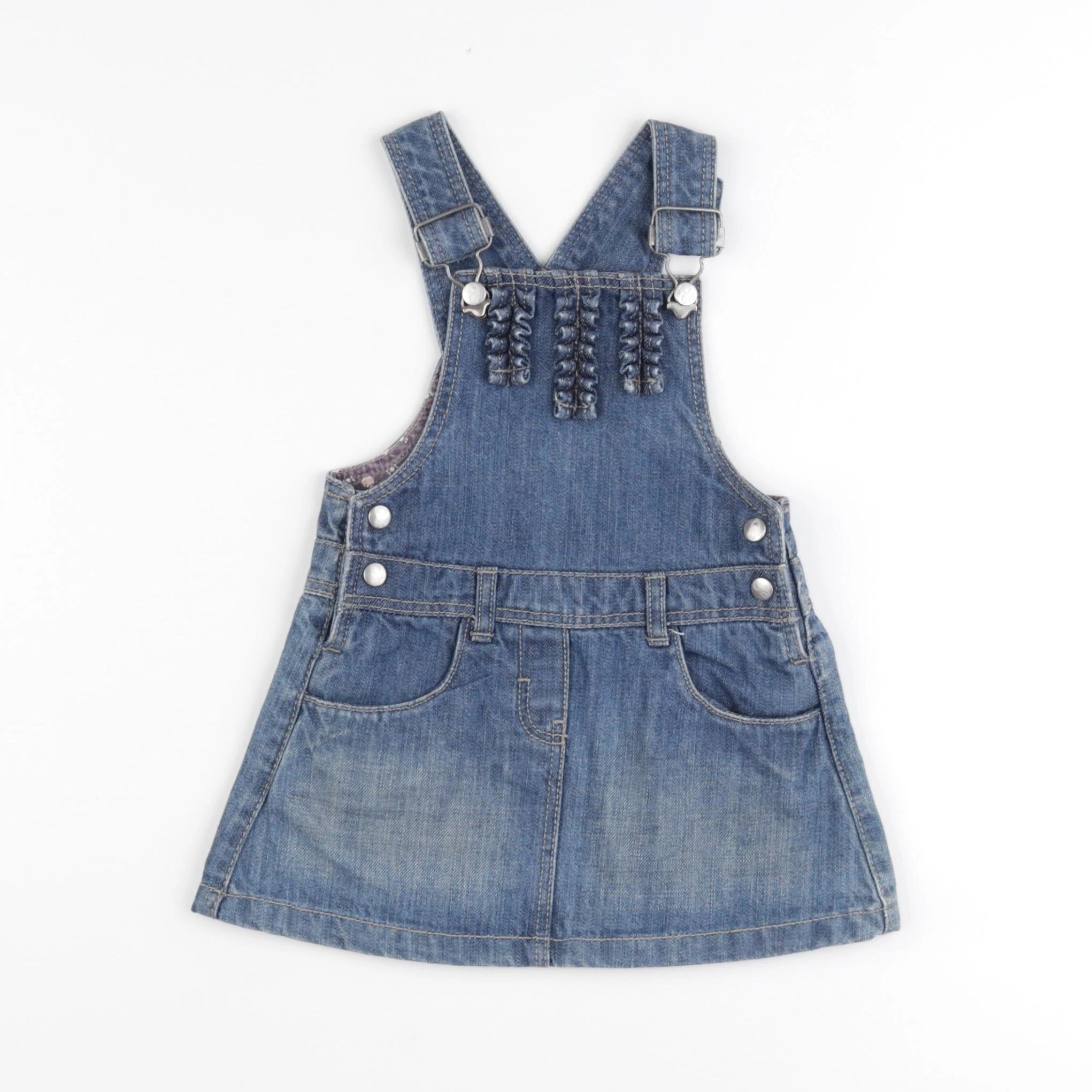 Obaïbi - robe bleu - 12 mois