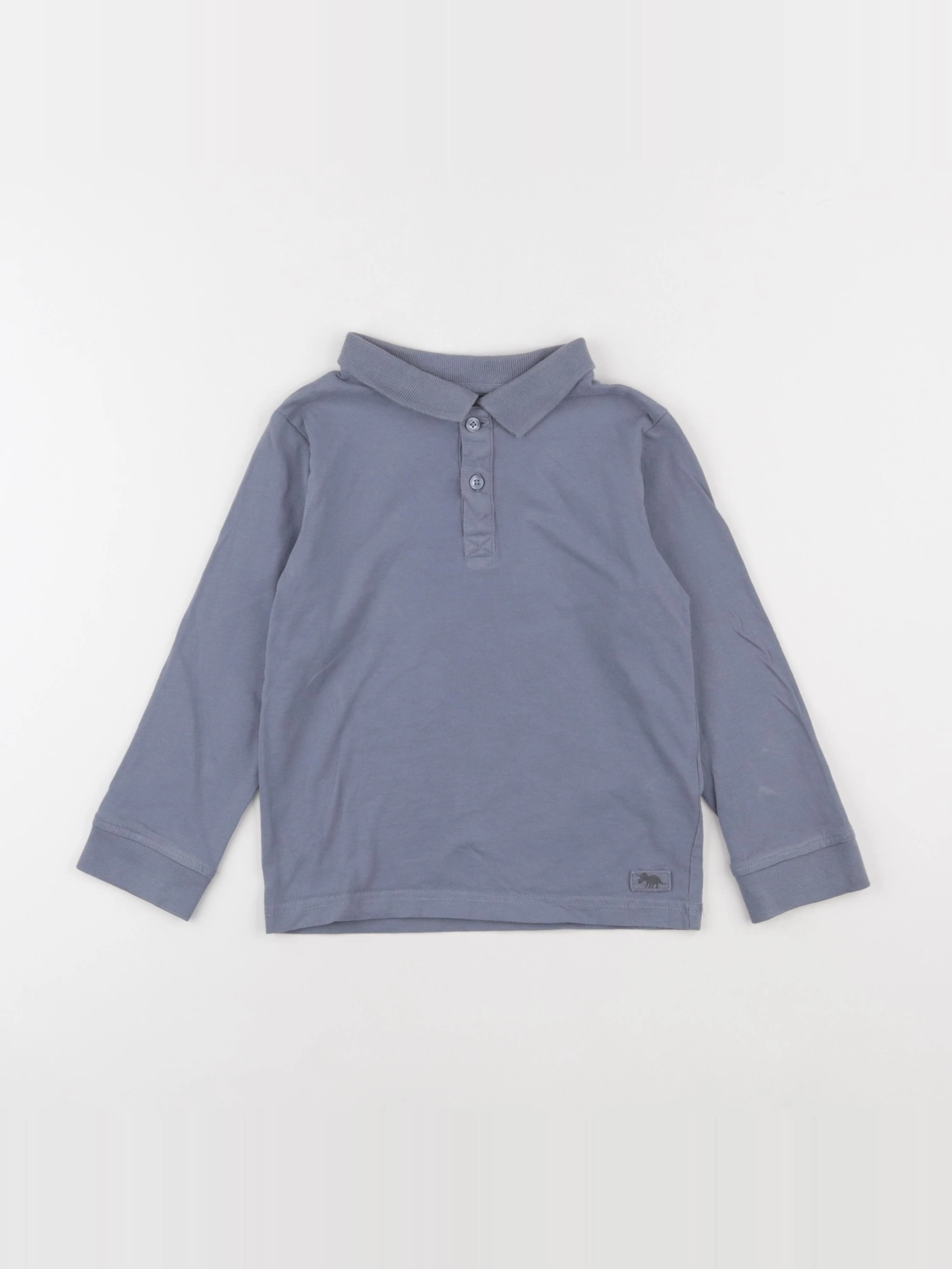 Vertbaudet - polo bleu - 6 ans