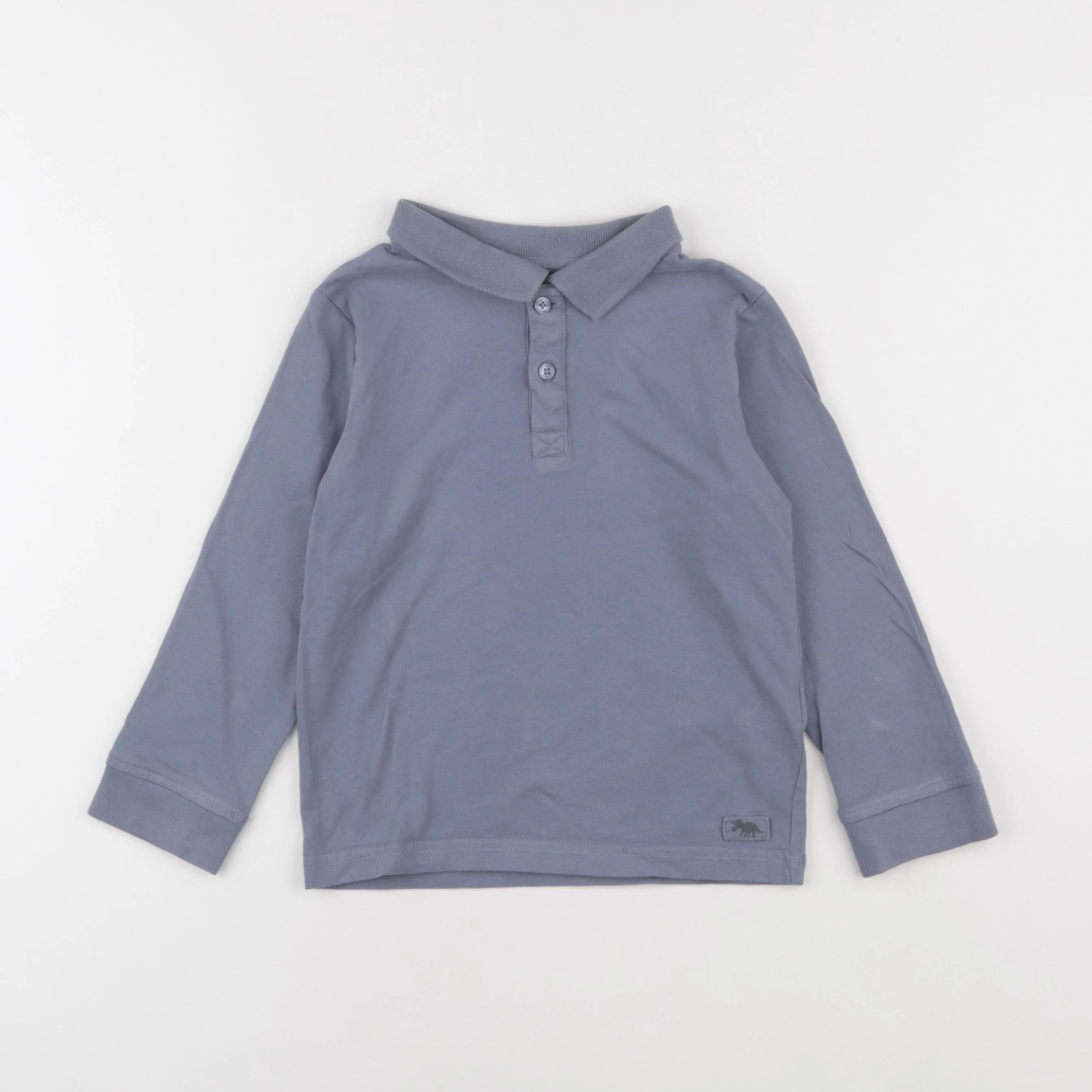 Vertbaudet - polo bleu - 6 ans