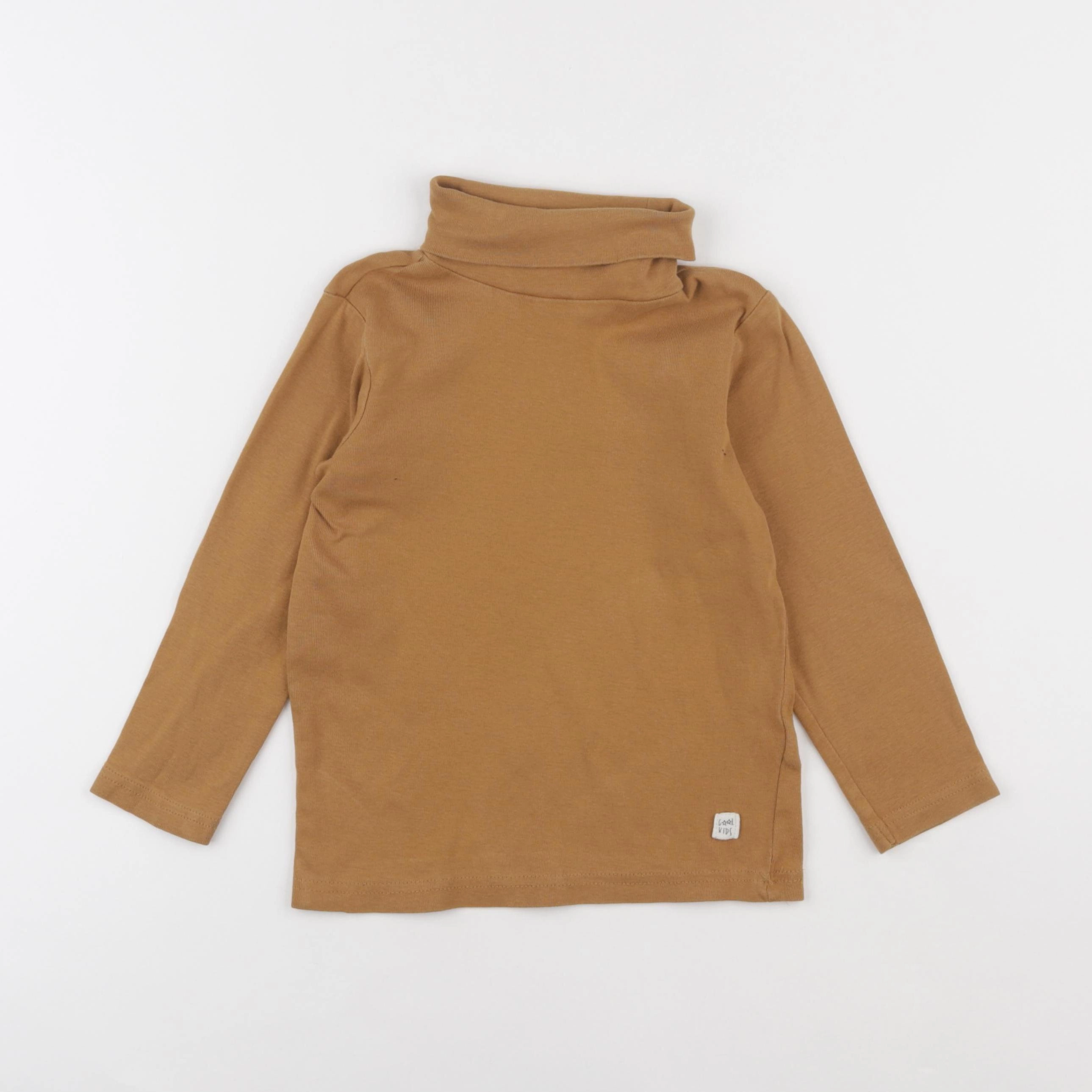 Vertbaudet - sous-pull marron - 6 ans