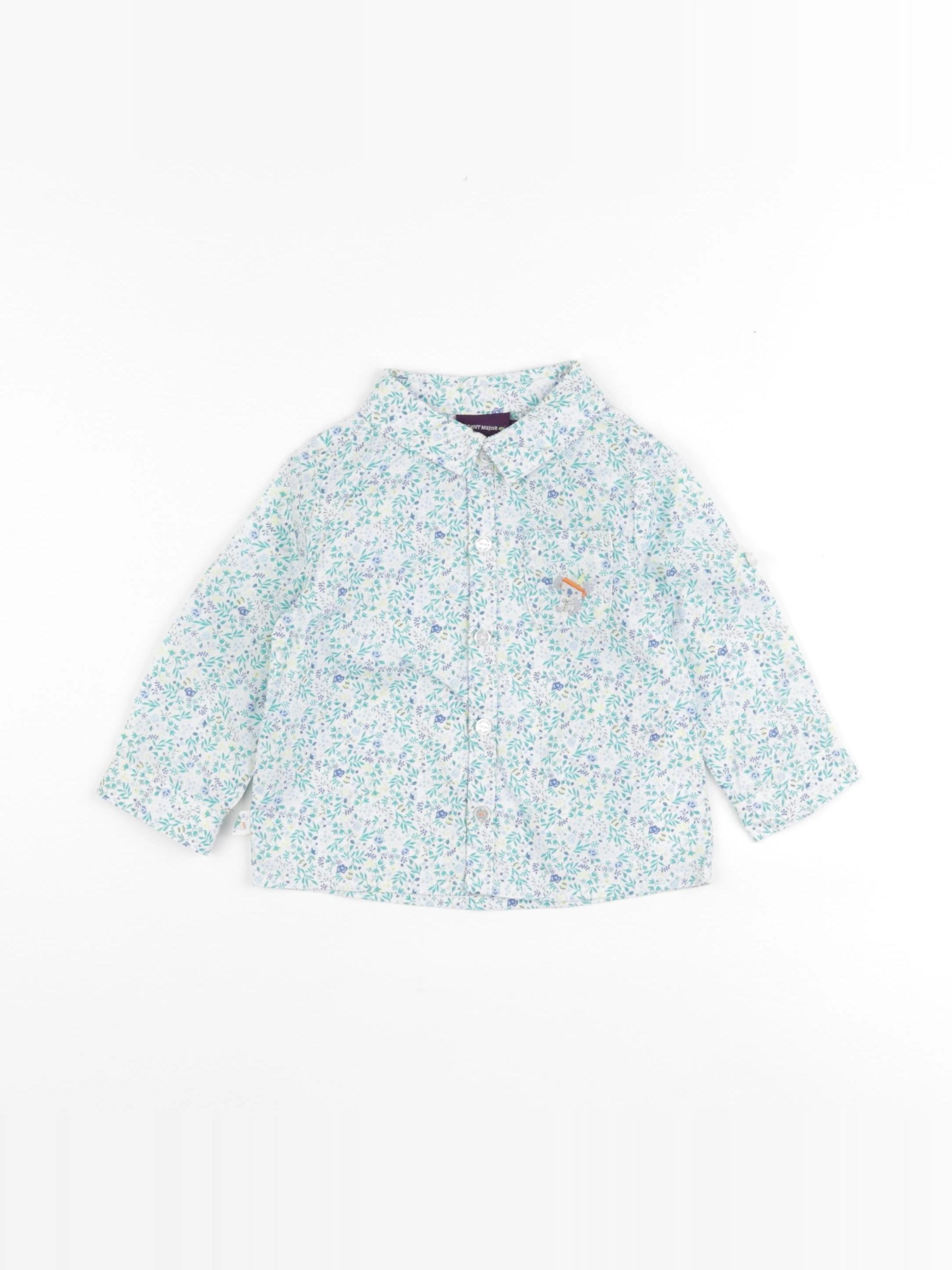 Sergent Major - chemise multicolore - 12 mois
