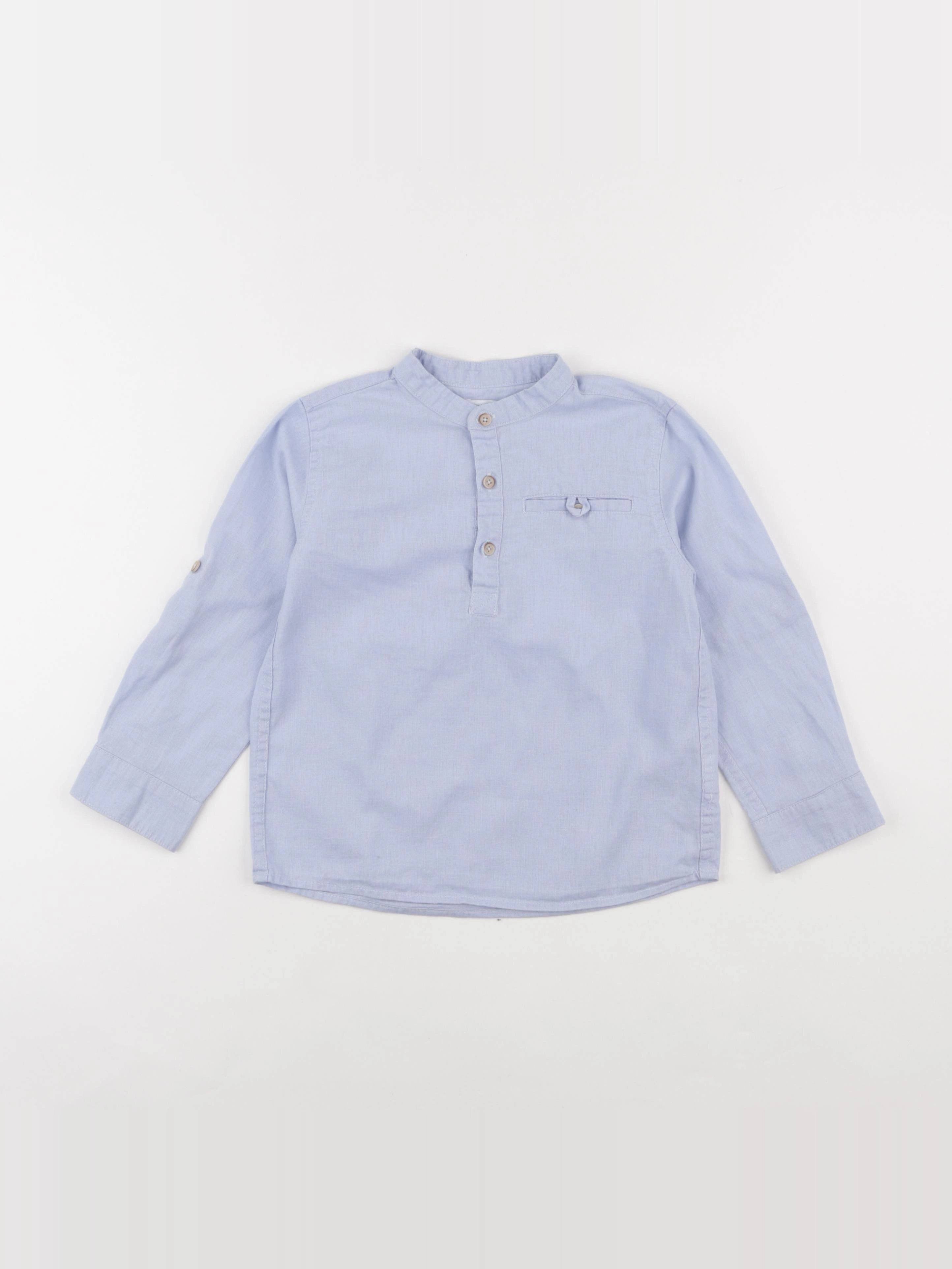 Vertbaudet - chemise bleu - 6 ans