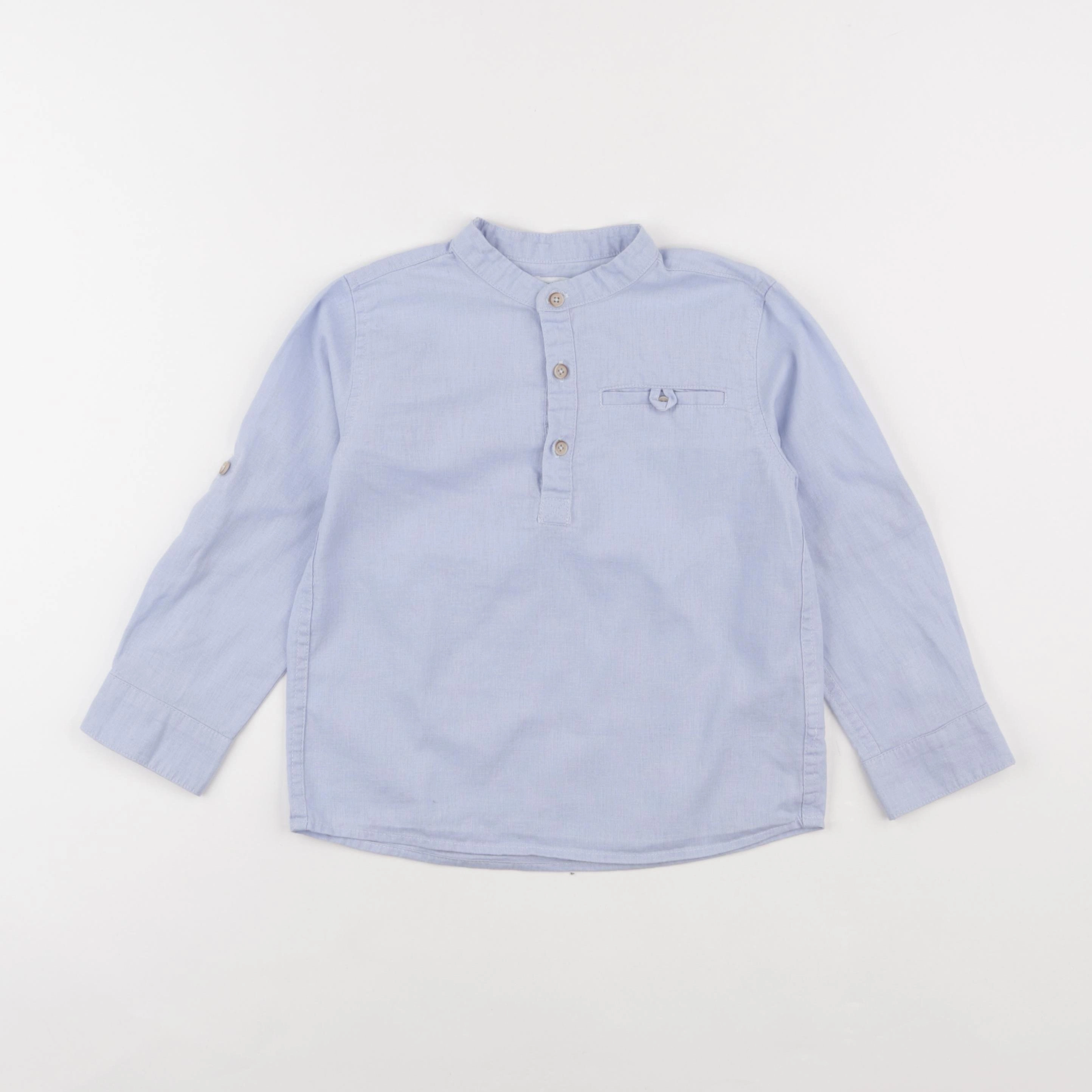 Vertbaudet - chemise bleu - 6 ans