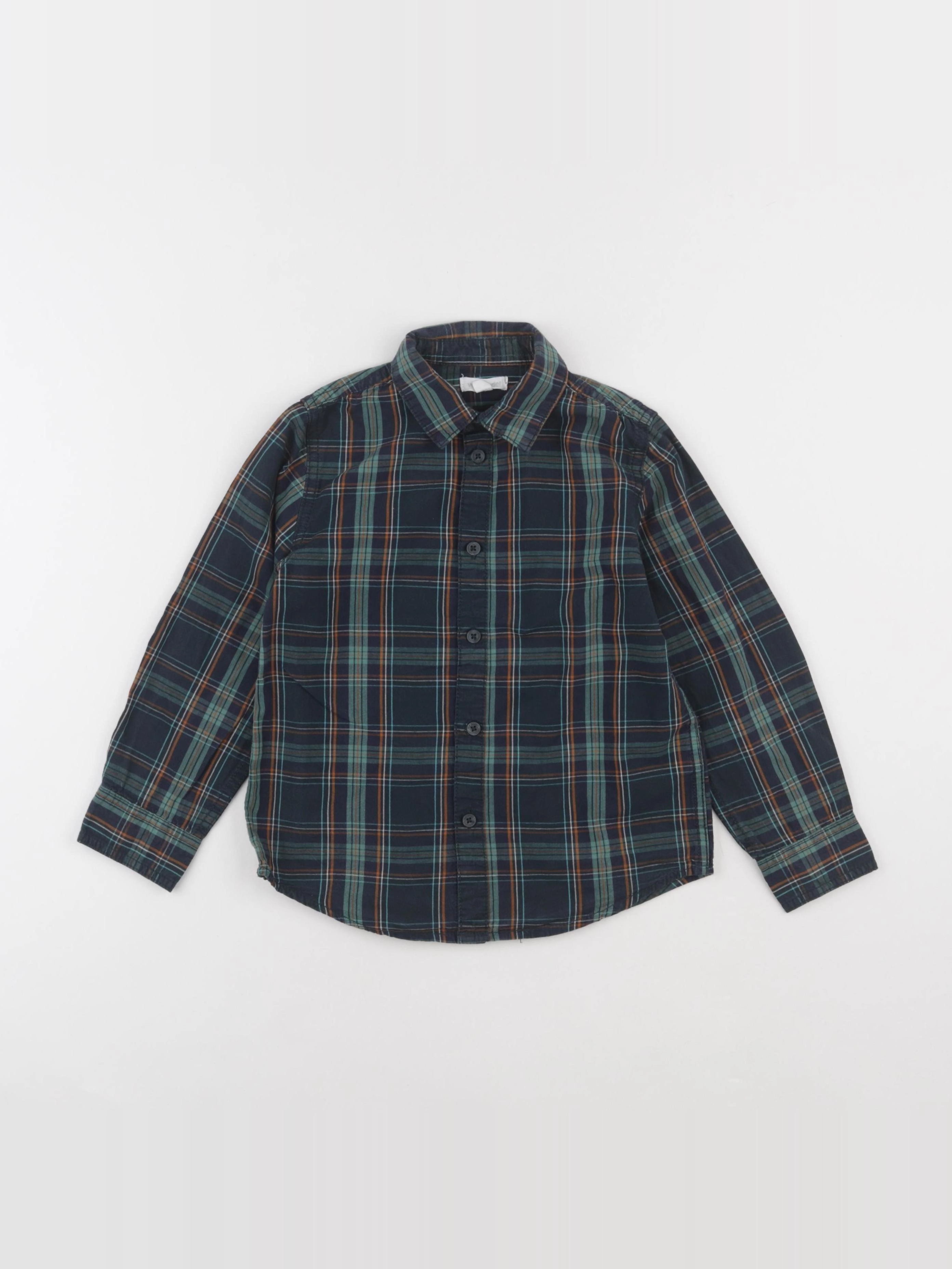 Vertbaudet - chemise vert - 6 ans