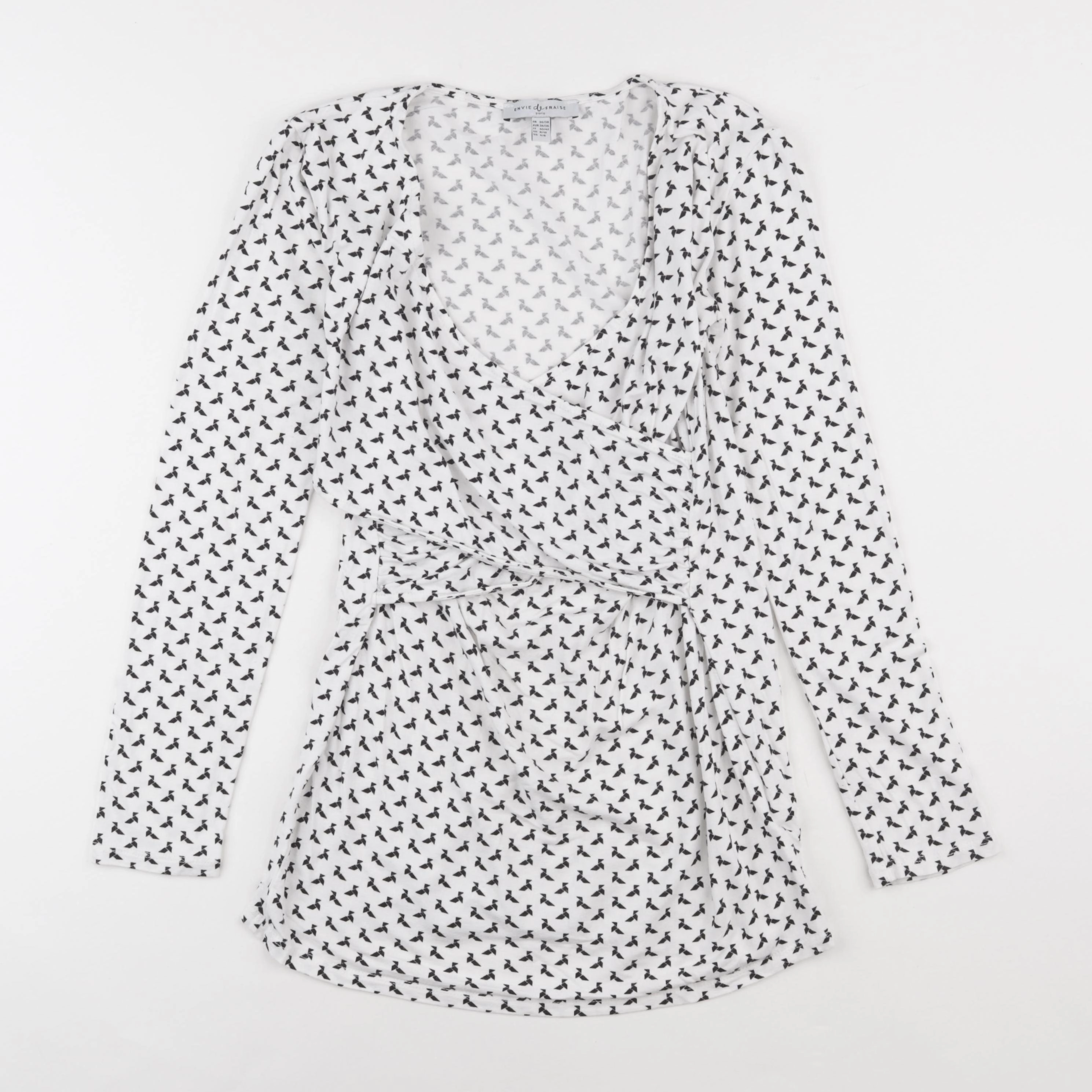 Envie de fraise - tee-shirt grossesse blanc, noir - 36 à 38