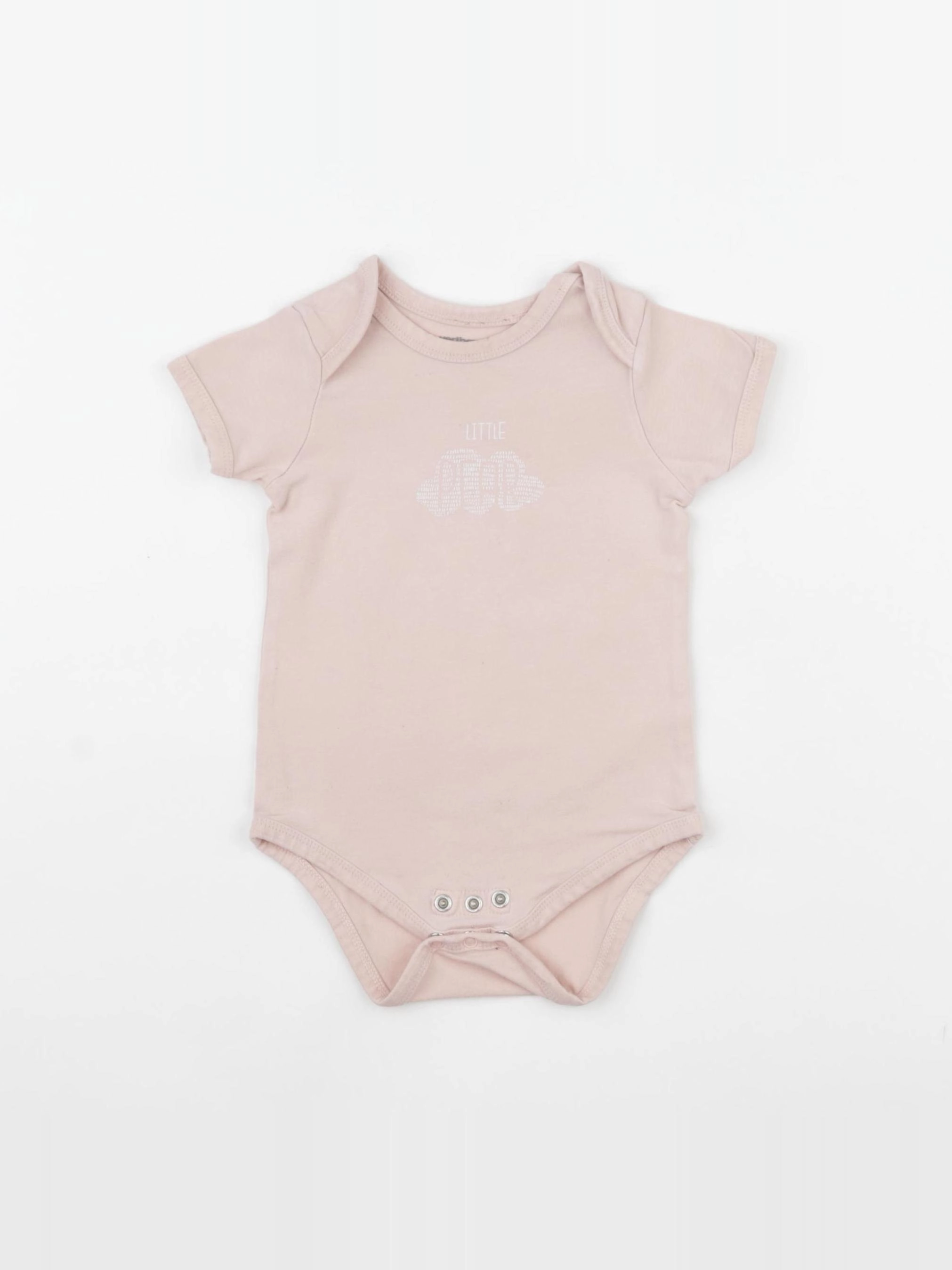Vertbaudet - body rose - 12 mois