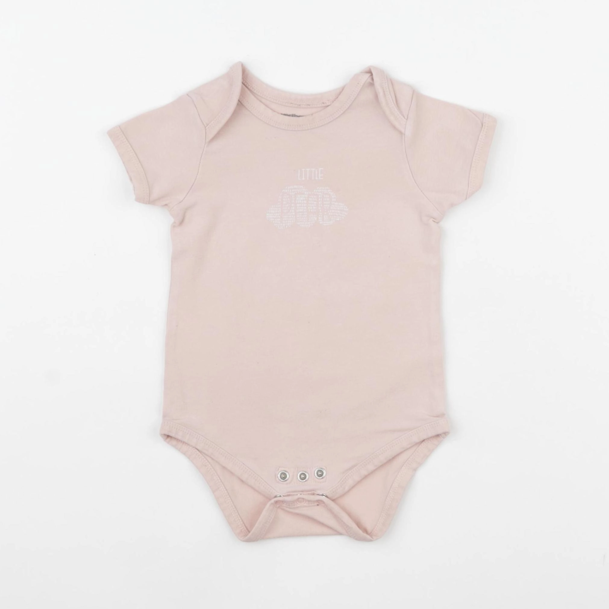 Vertbaudet - body rose - 12 mois