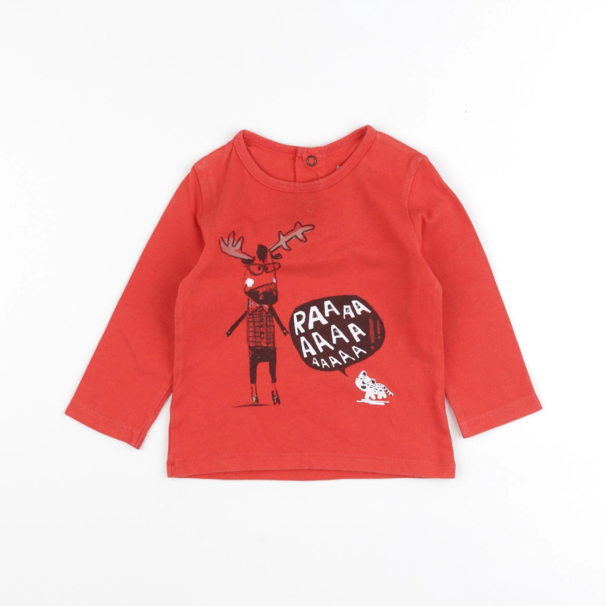 Catimini - tee-shirt rouge - 12 mois