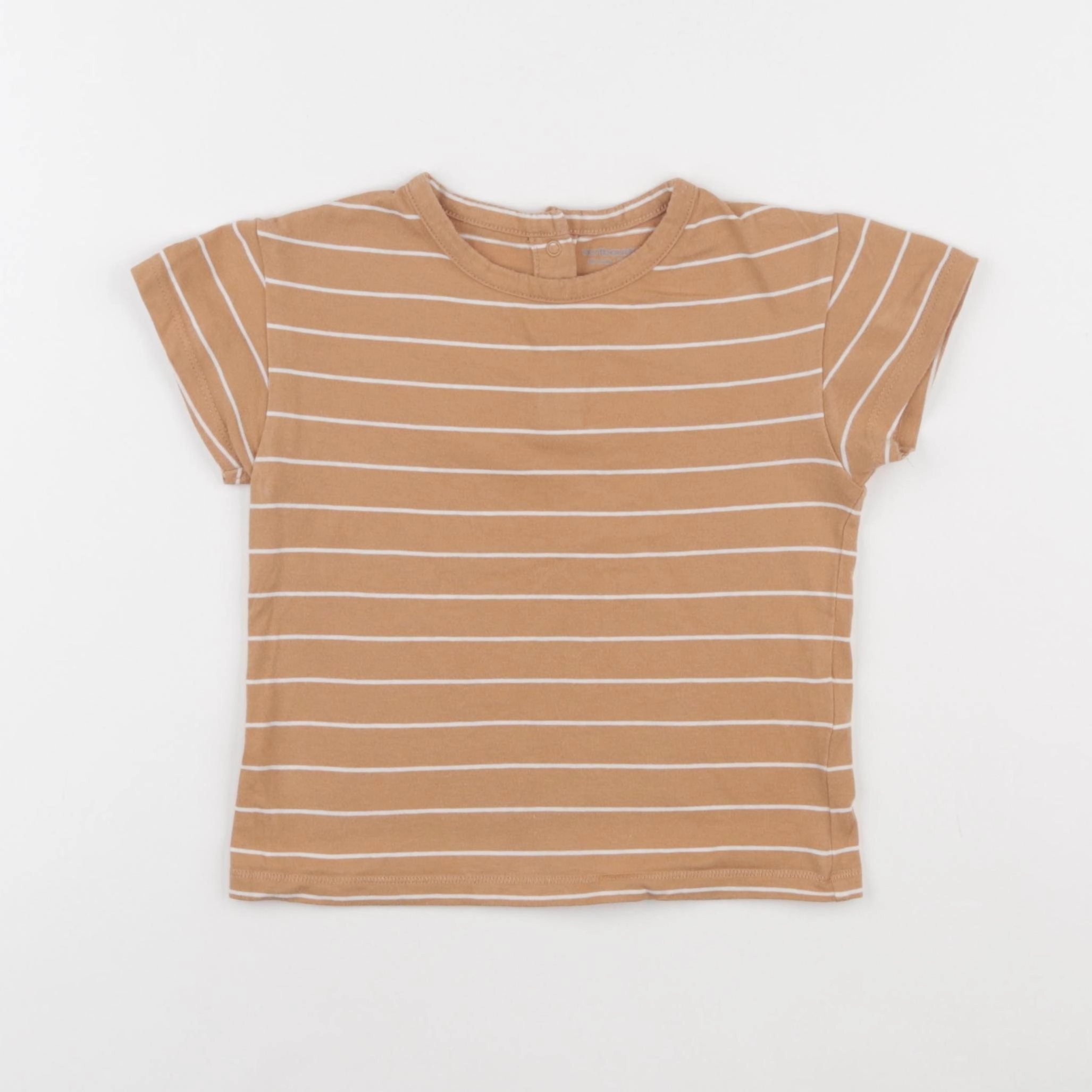 Vertbaudet - tee-shirt marron - 36 mois