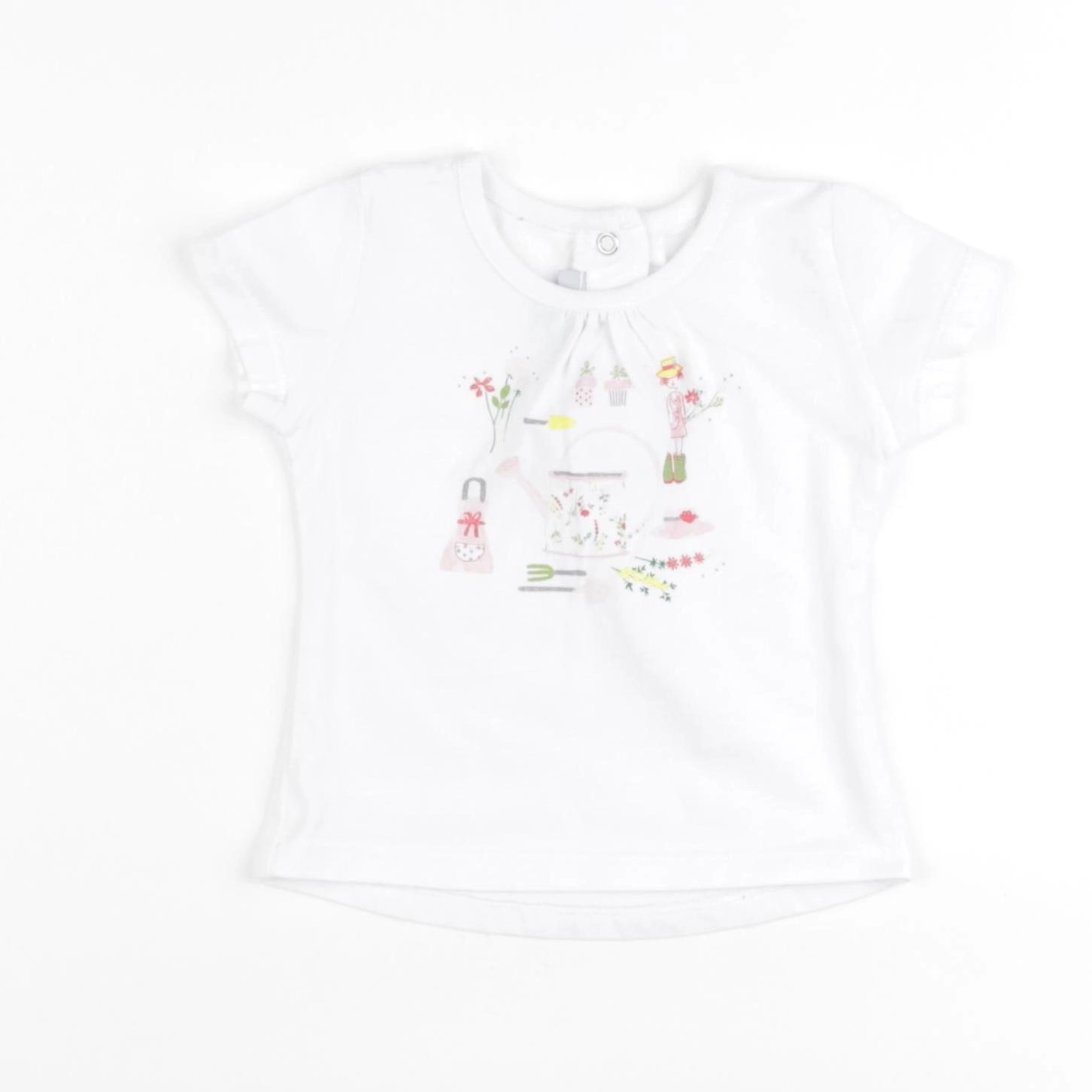 Absorba - tee-shirt blanc - 6 mois