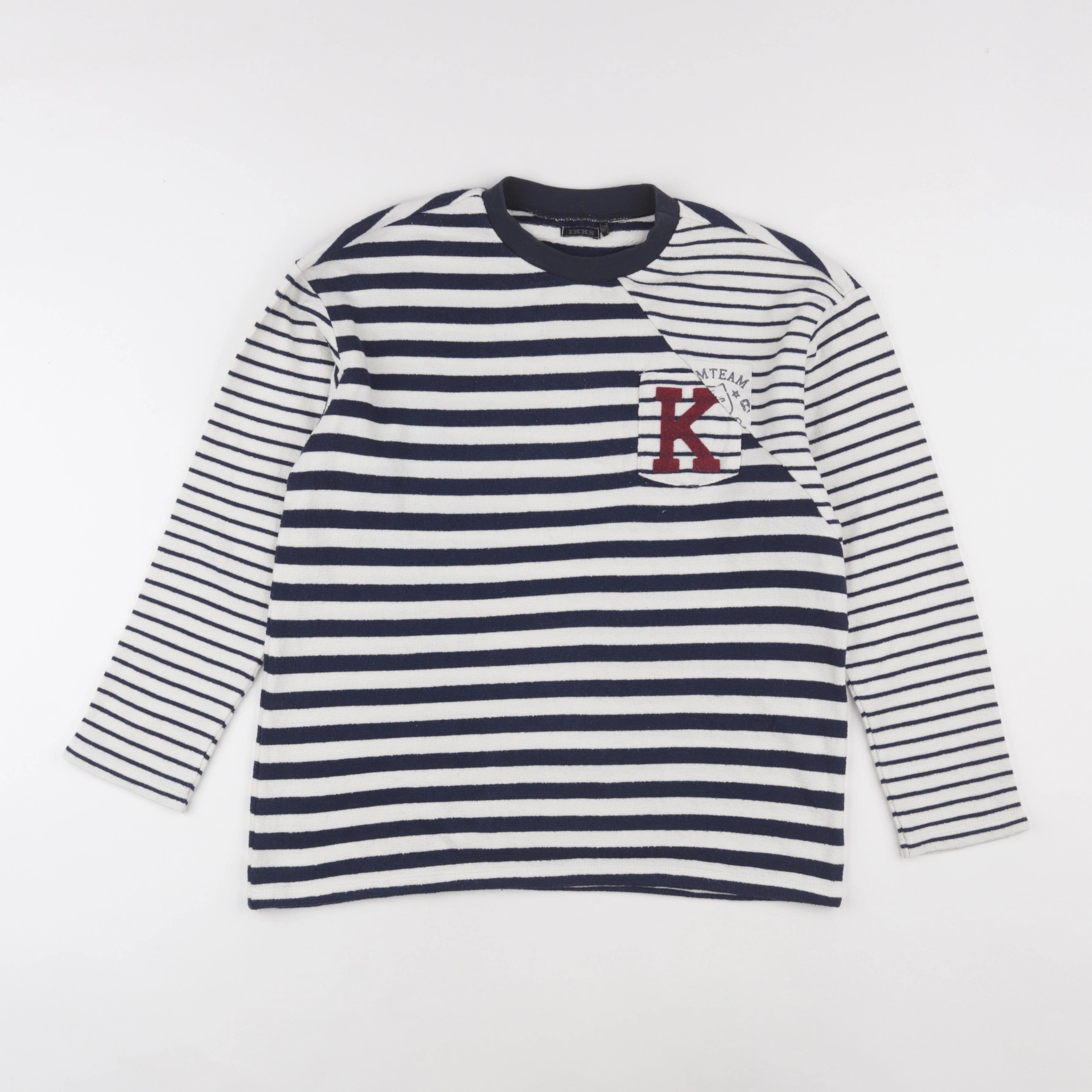 IKKS - sweat imprimé au dos bleu - 12 ans