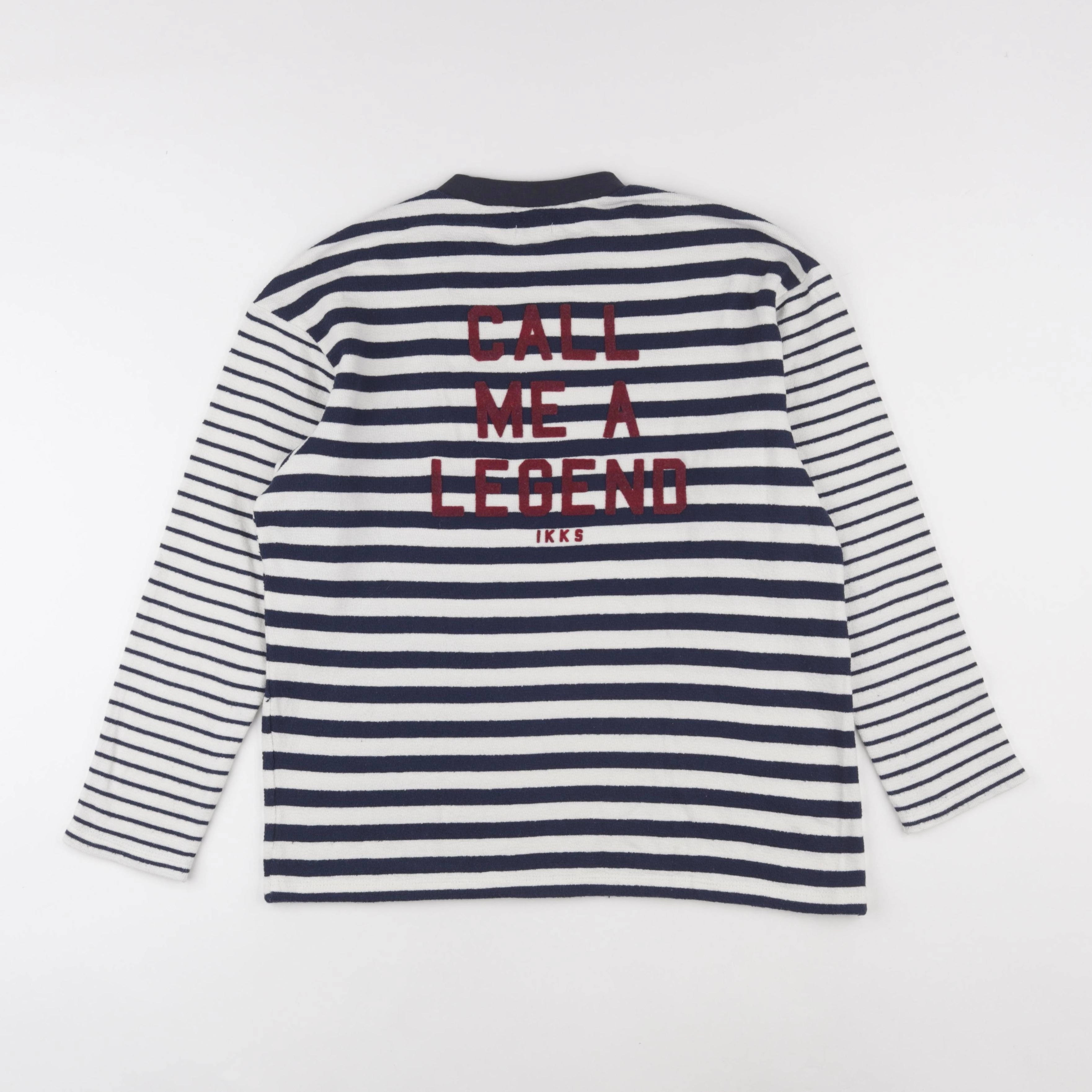 IKKS - sweat imprimé au dos bleu - 12 ans