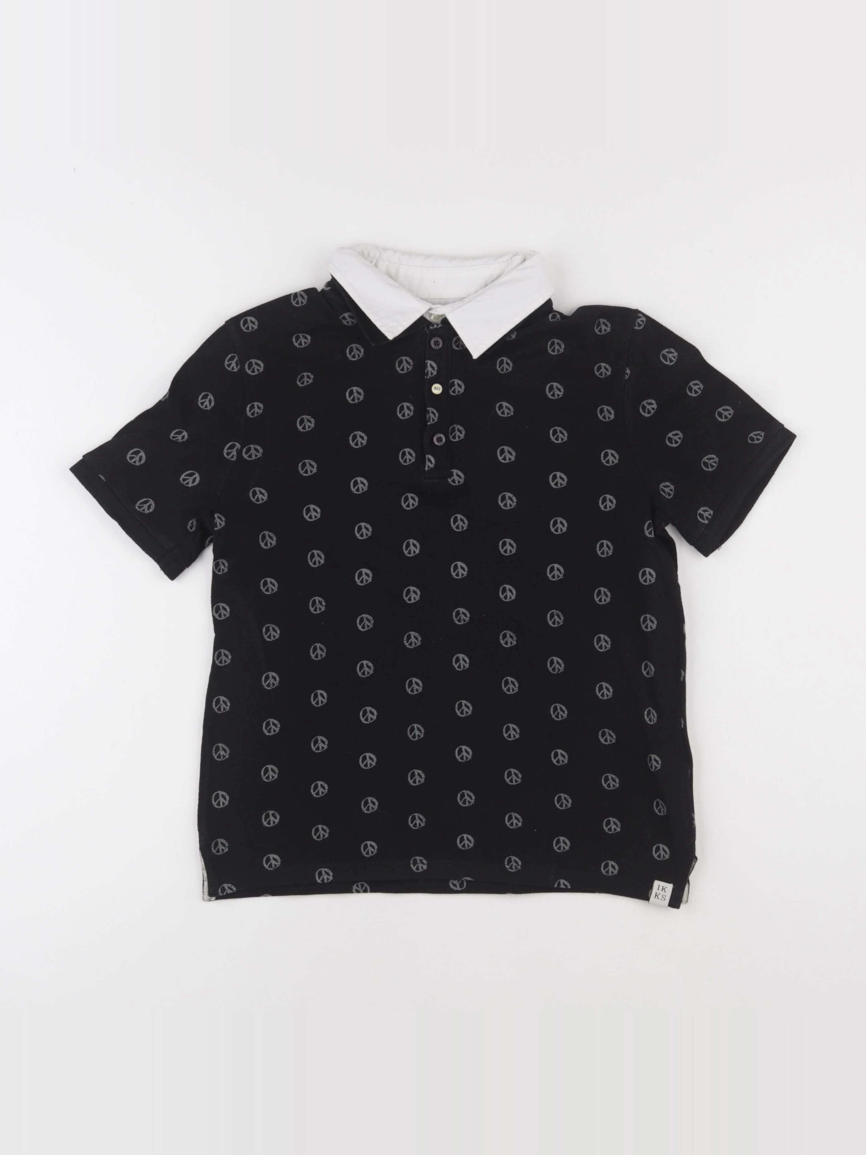 IKKS - polo noir - 12 ans