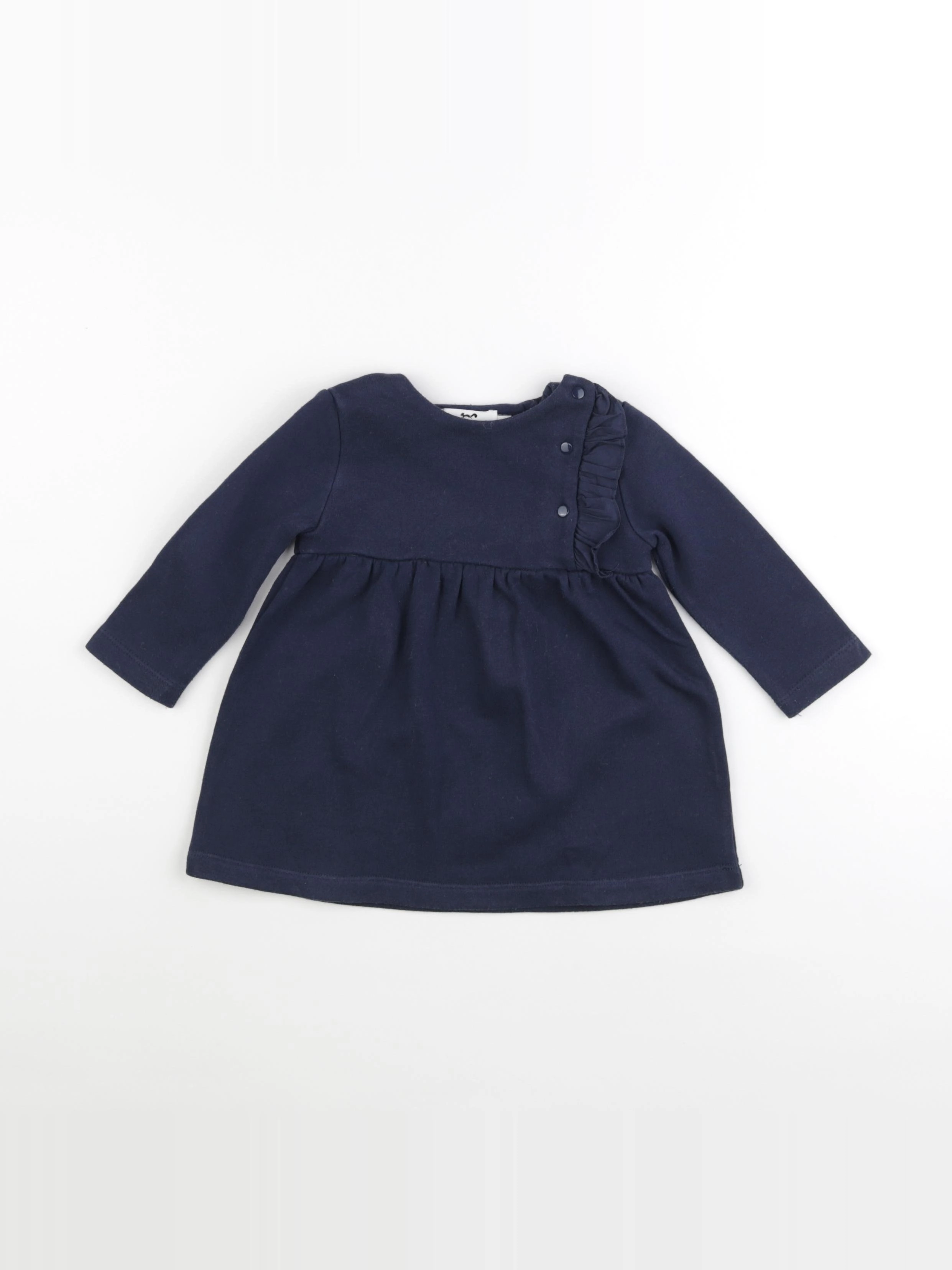 Cyrillus - robe bleu - 12 mois