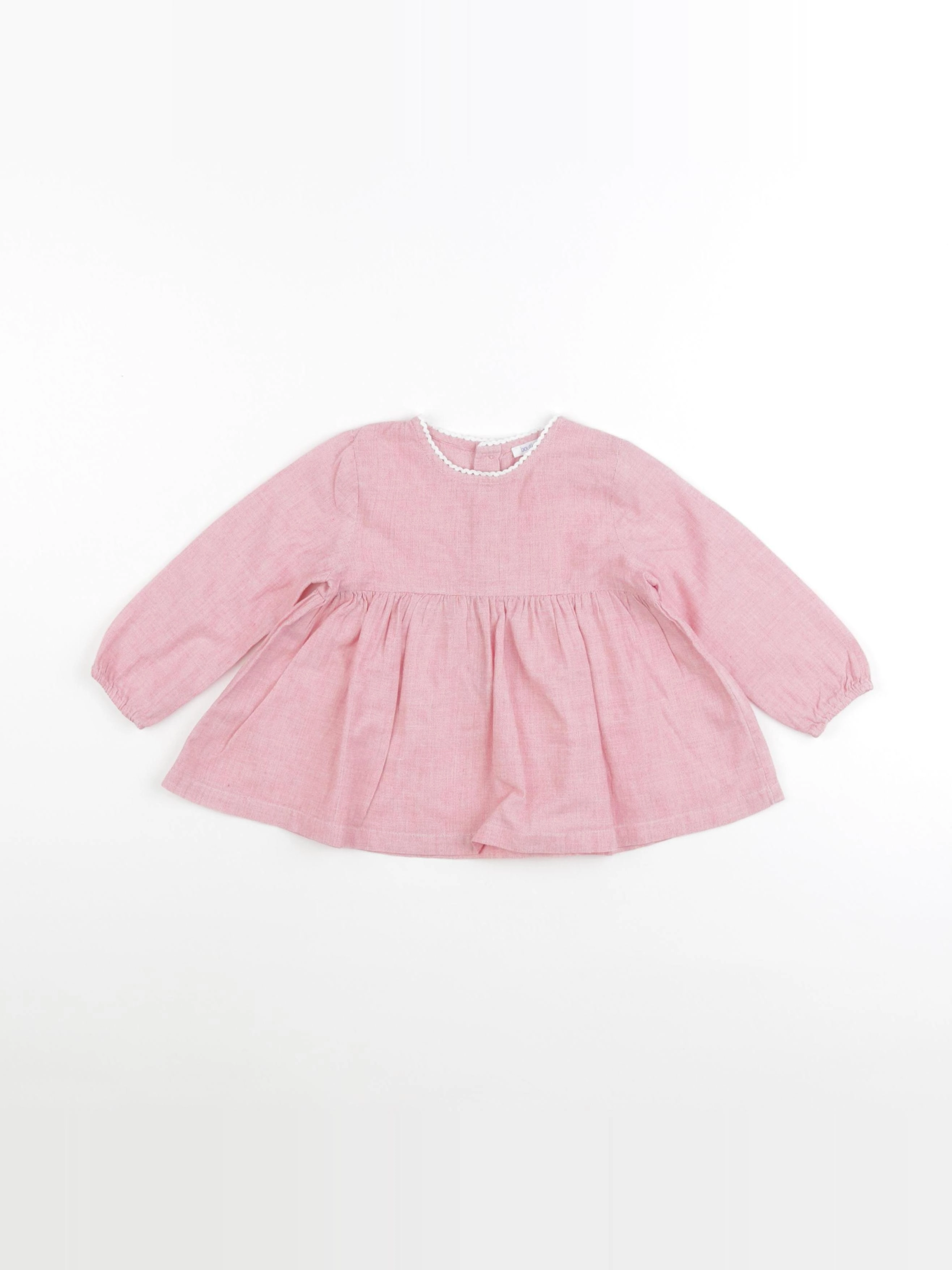 Boutchou - blouse rose - 12 mois