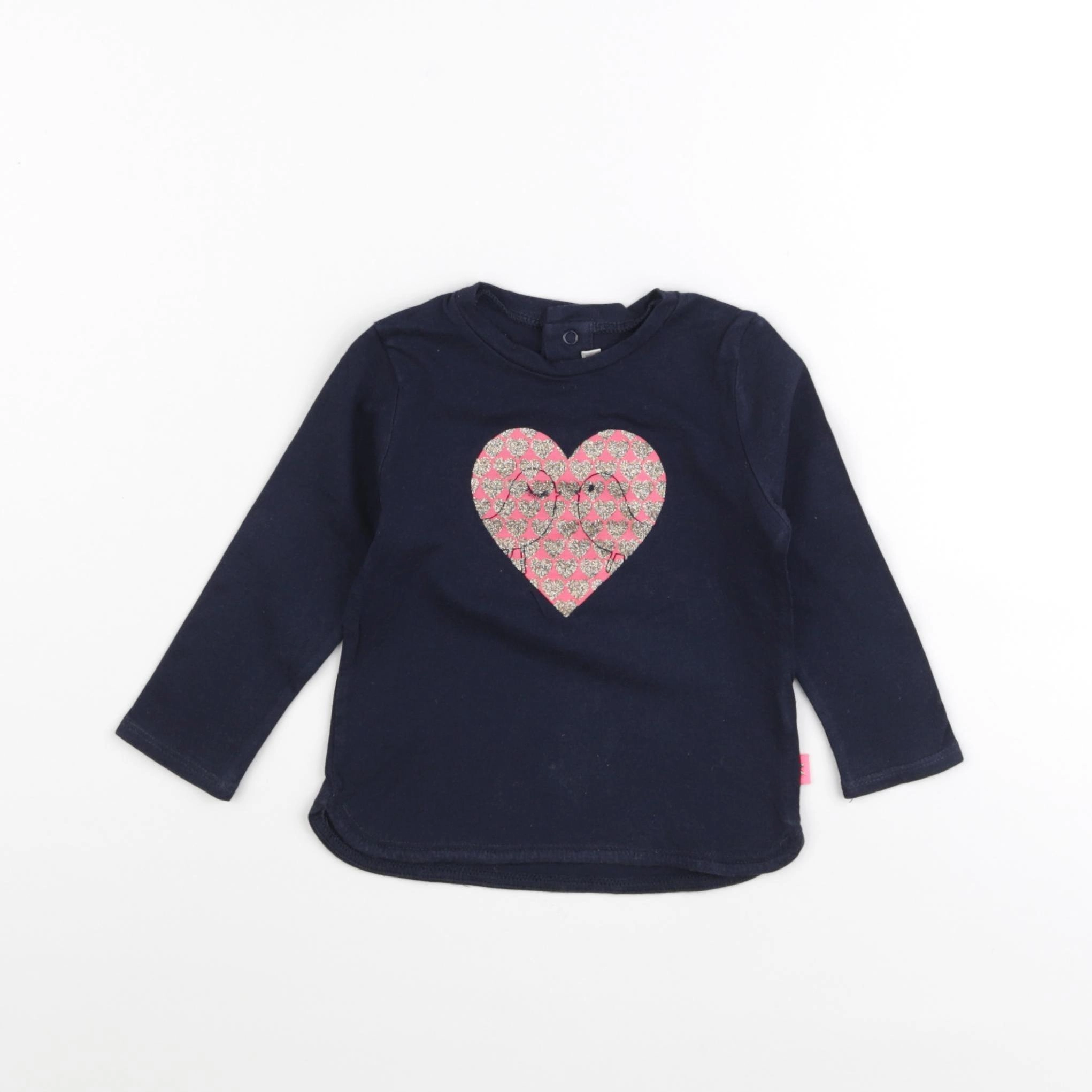 Billie Blush - tee-shirt bleu - 12 mois
