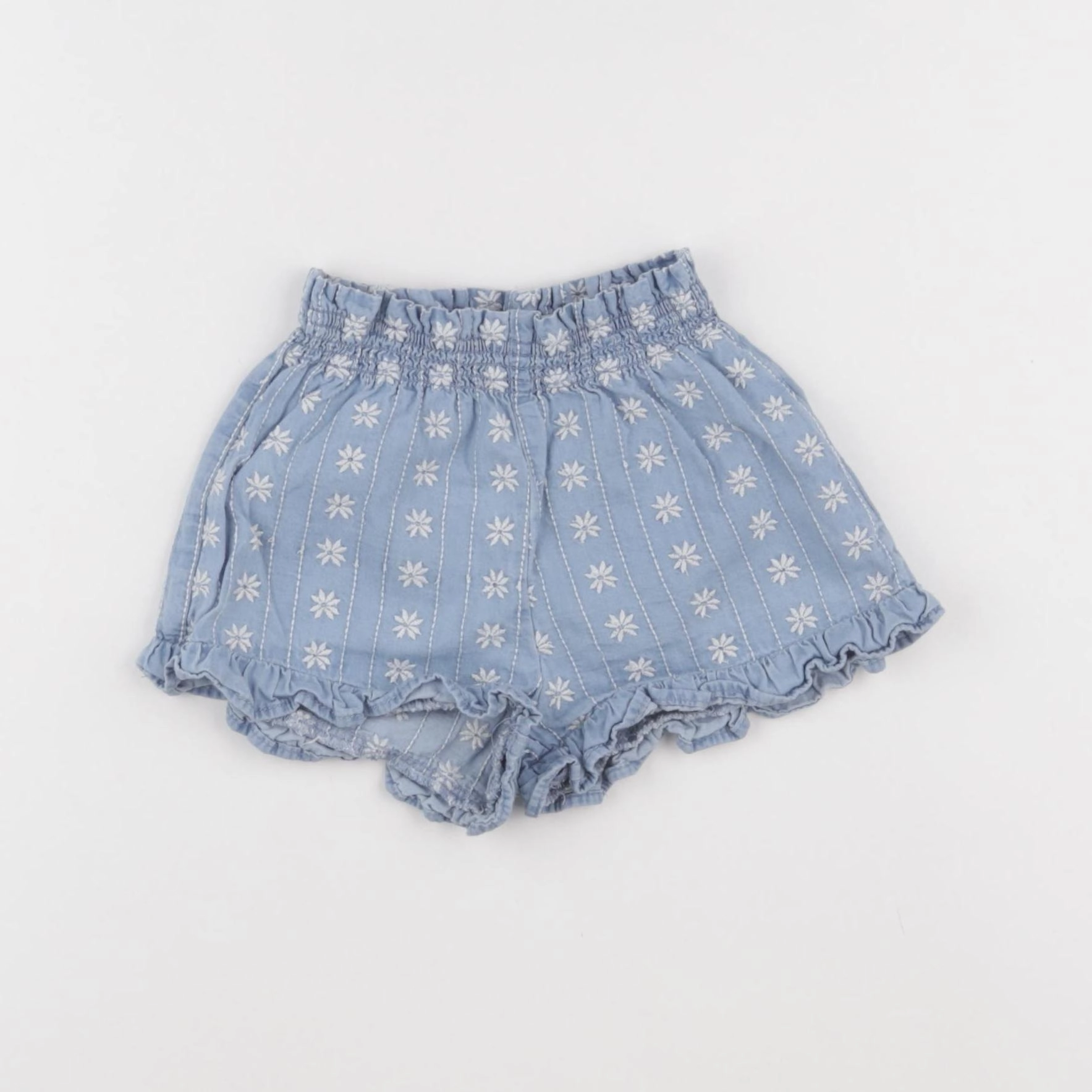 Zara - short bleu - 18 mois