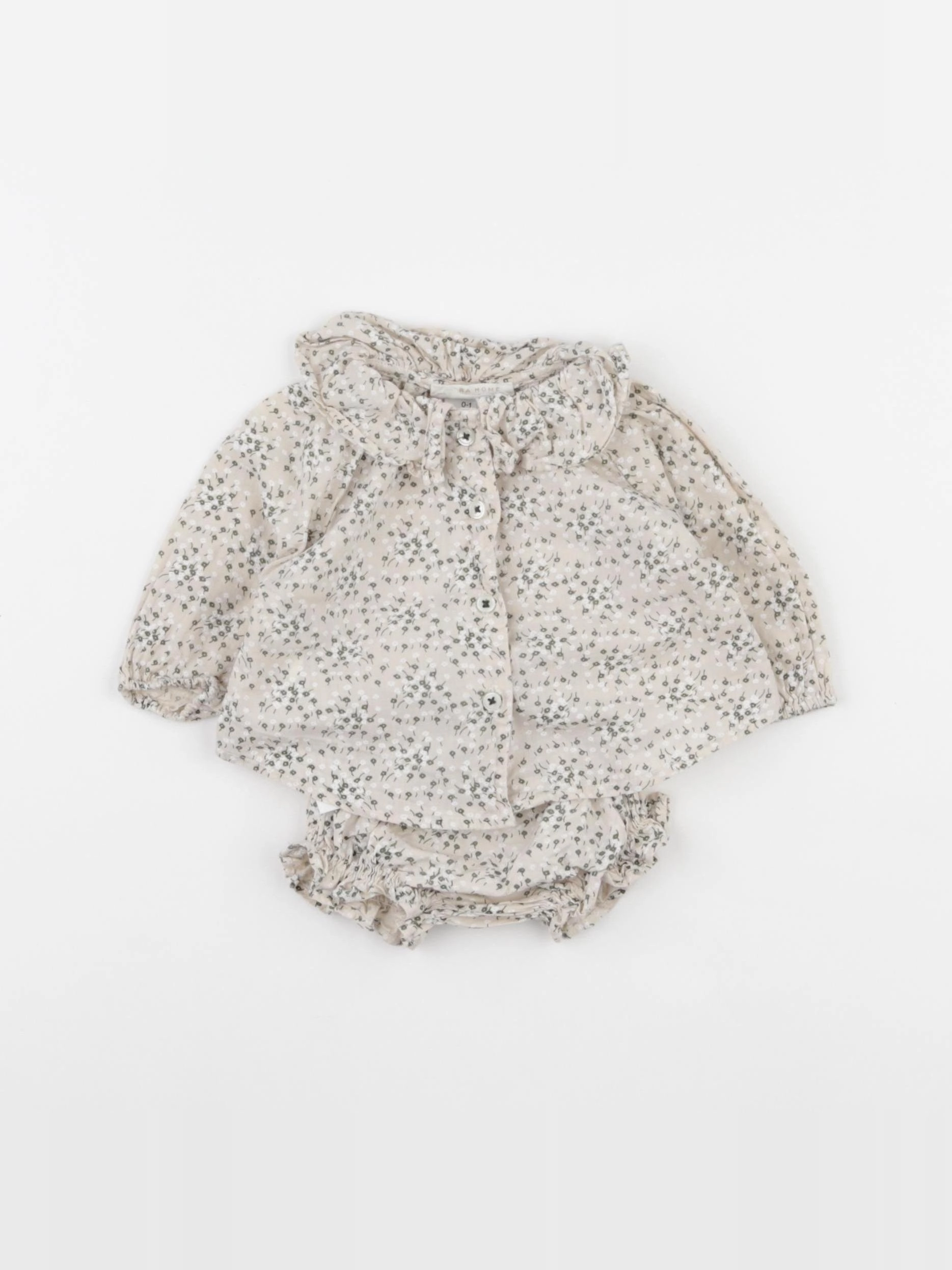 Zara - ensemble multicolore - 0/1 mois