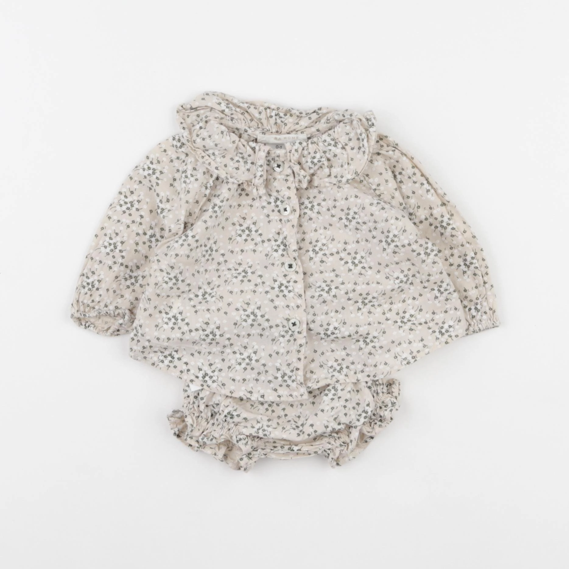 Zara - ensemble multicolore - 0/1 mois