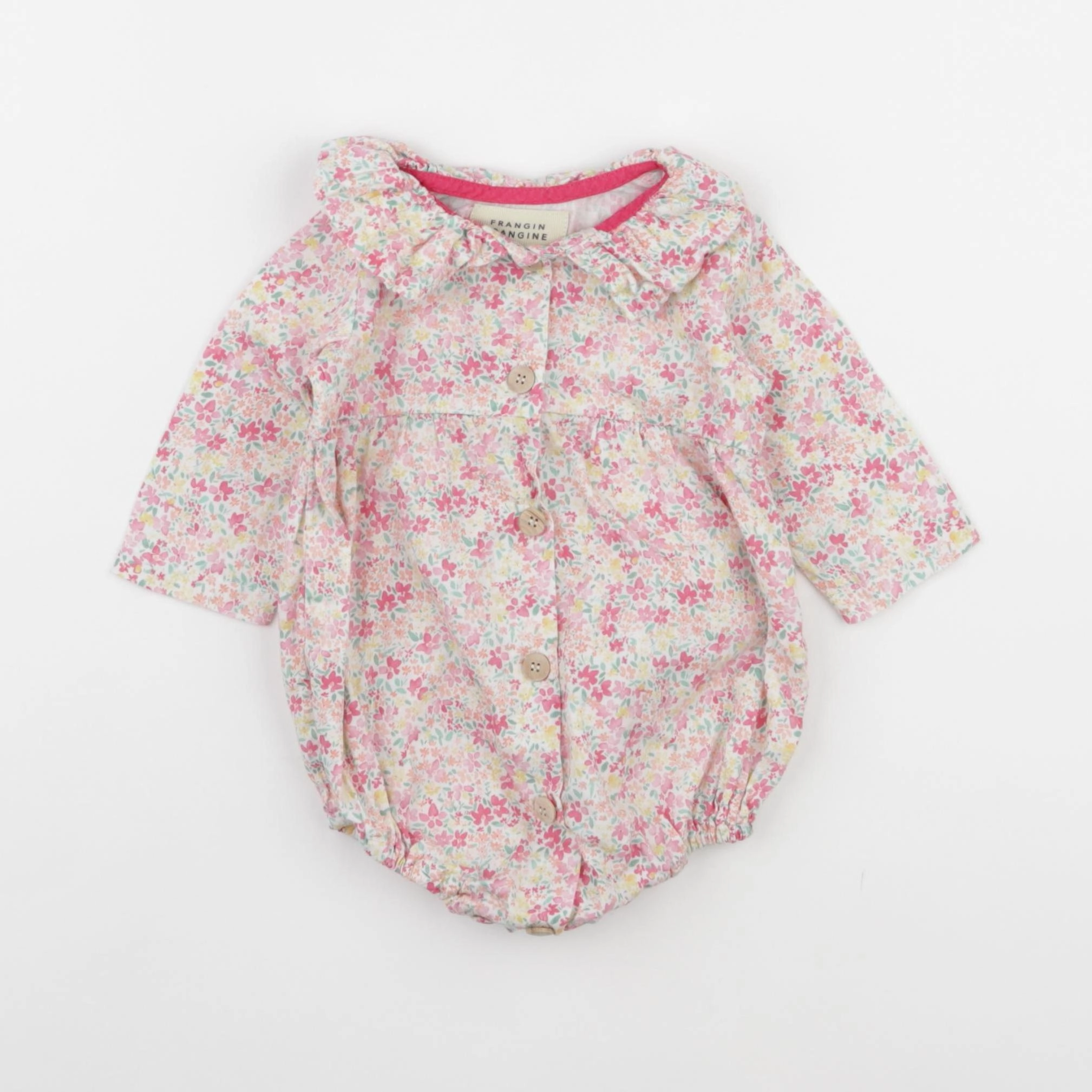 Frangin Frangine - combinaison multicolore - 3 mois