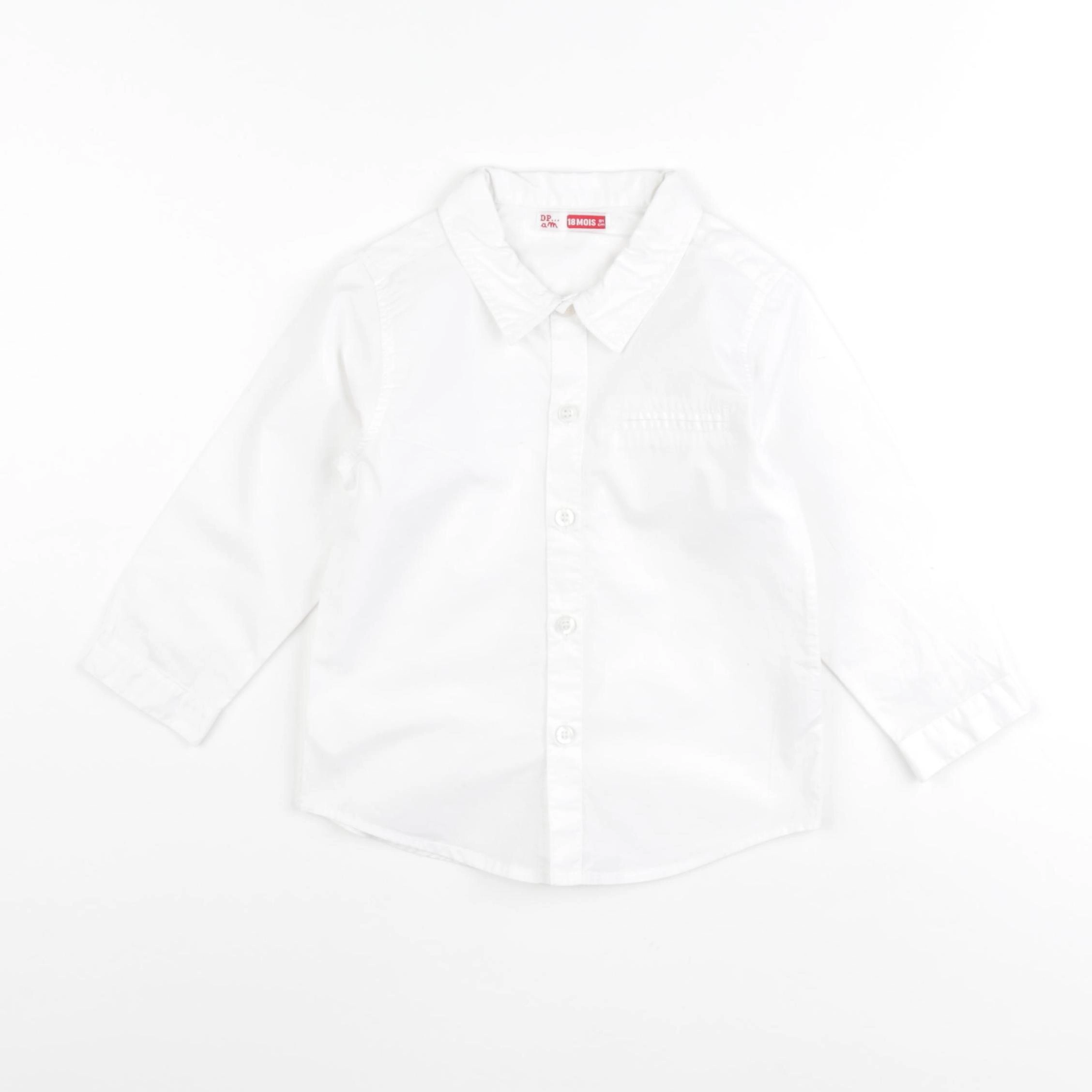 DPAM - chemise blanc - 18 mois