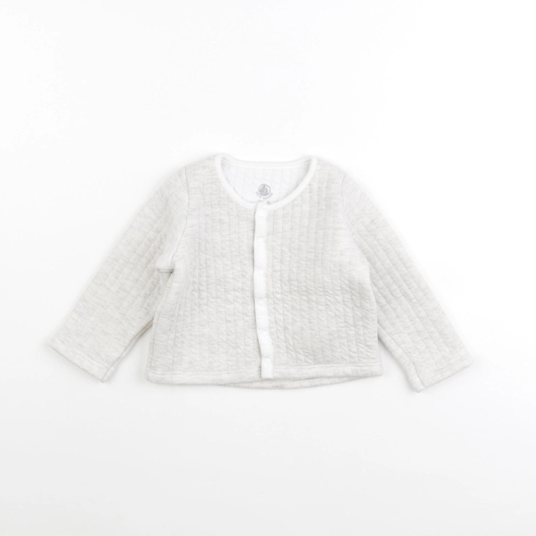 Petit Bateau - gilet beige - 12 mois