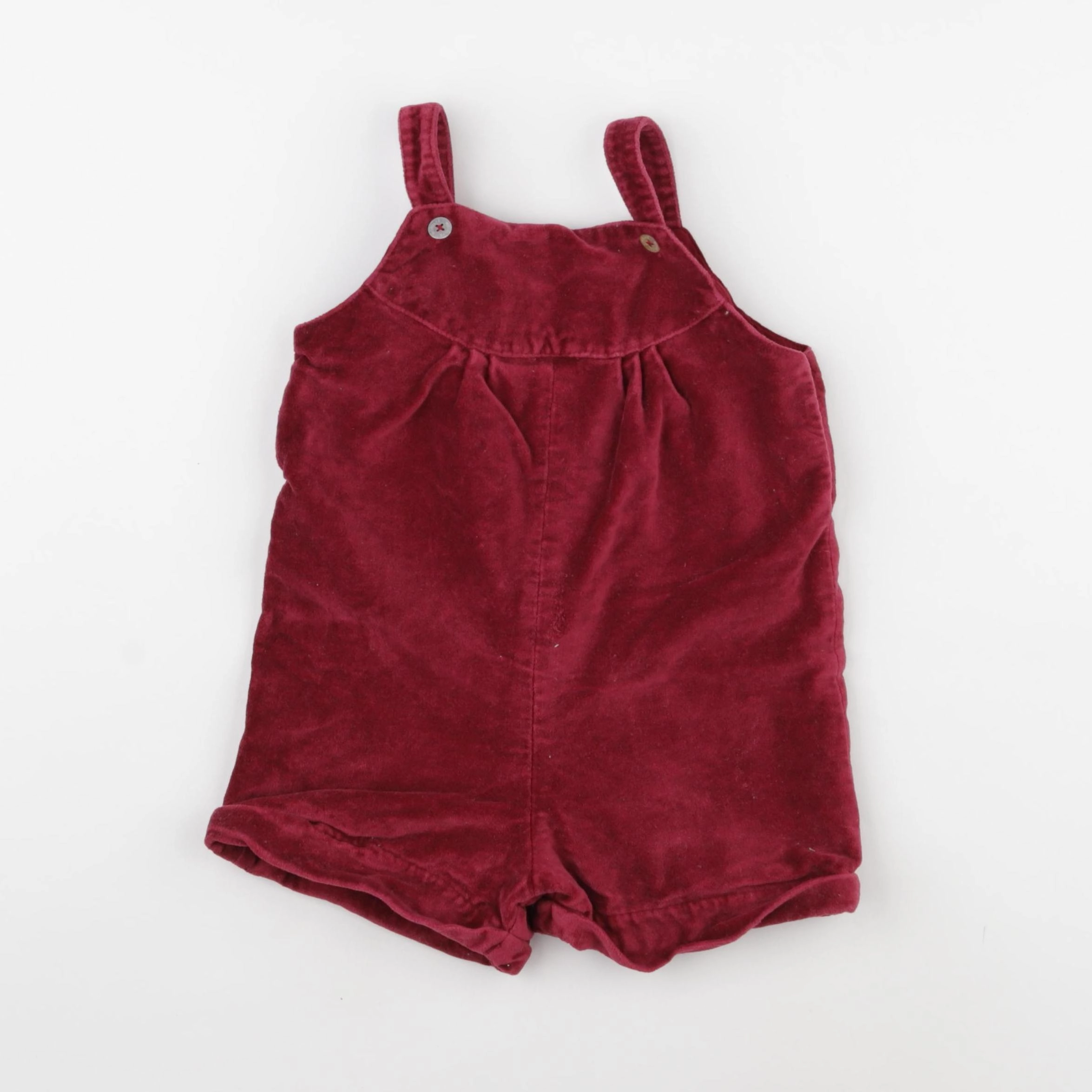 Natalys - salopette rouge - 24 mois