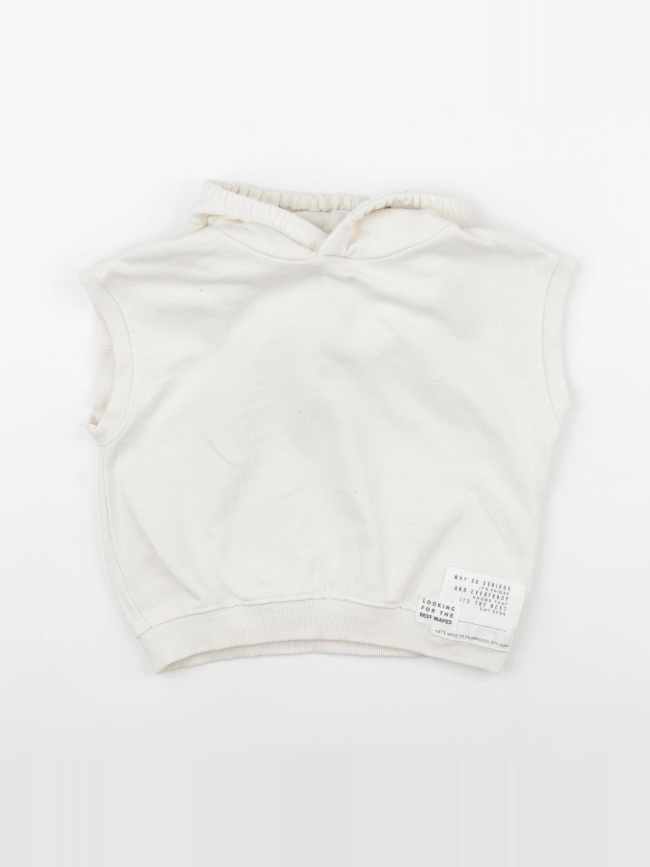 Zara - sweat beige - 2/3 ans