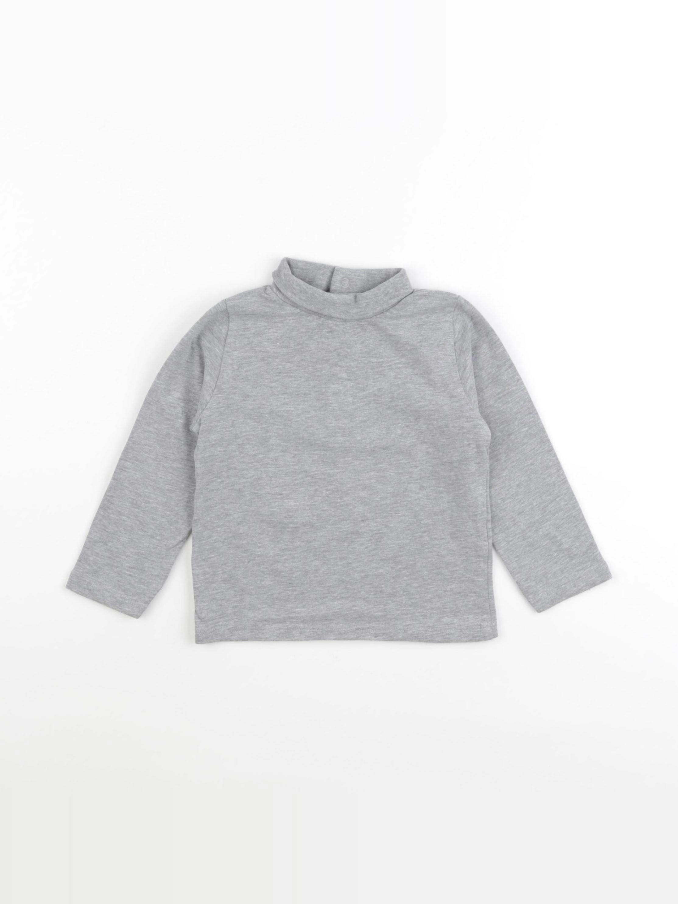 Vertbaudet - sous-pull gris - 18 mois