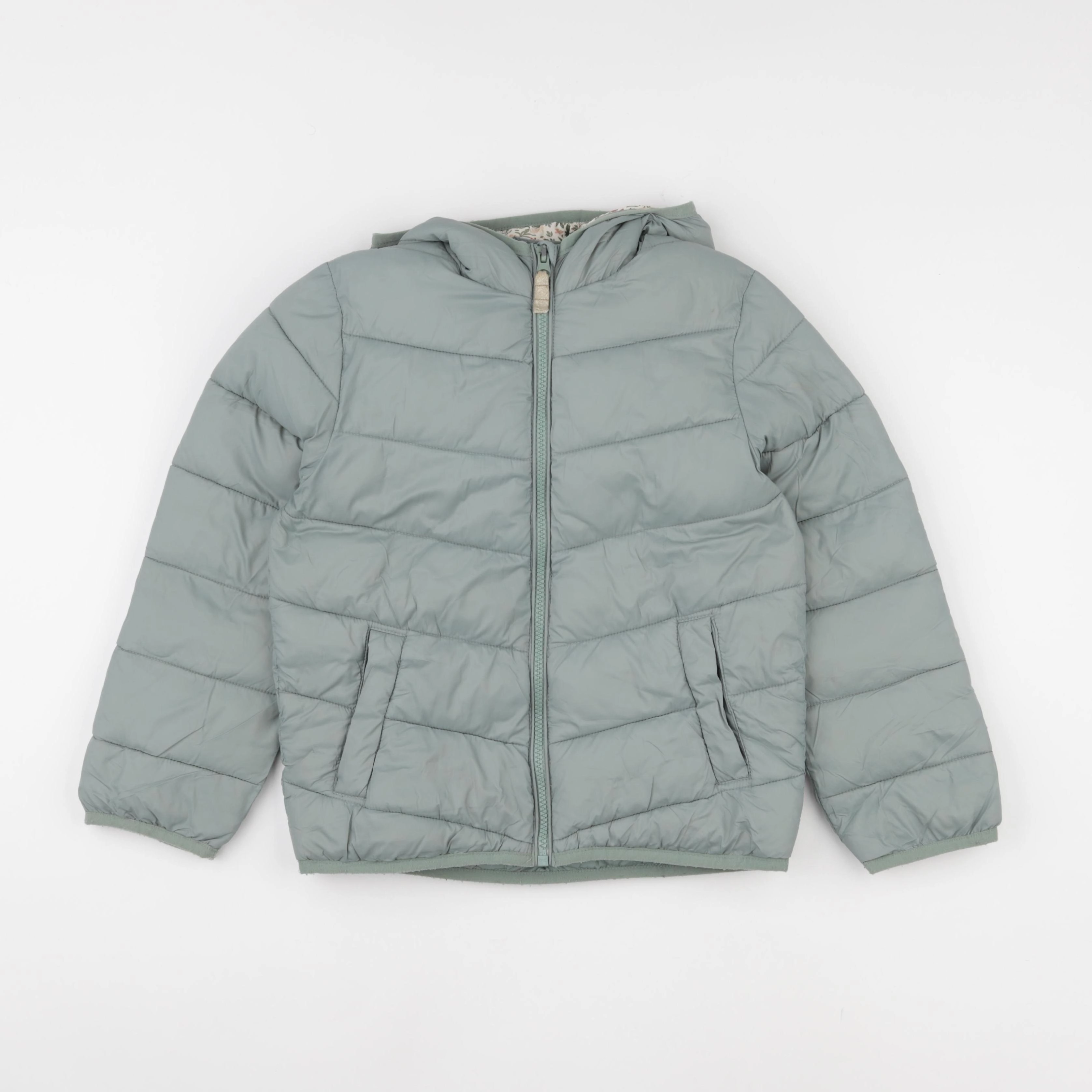 Vertbaudet - doudoune vert - 9 ans