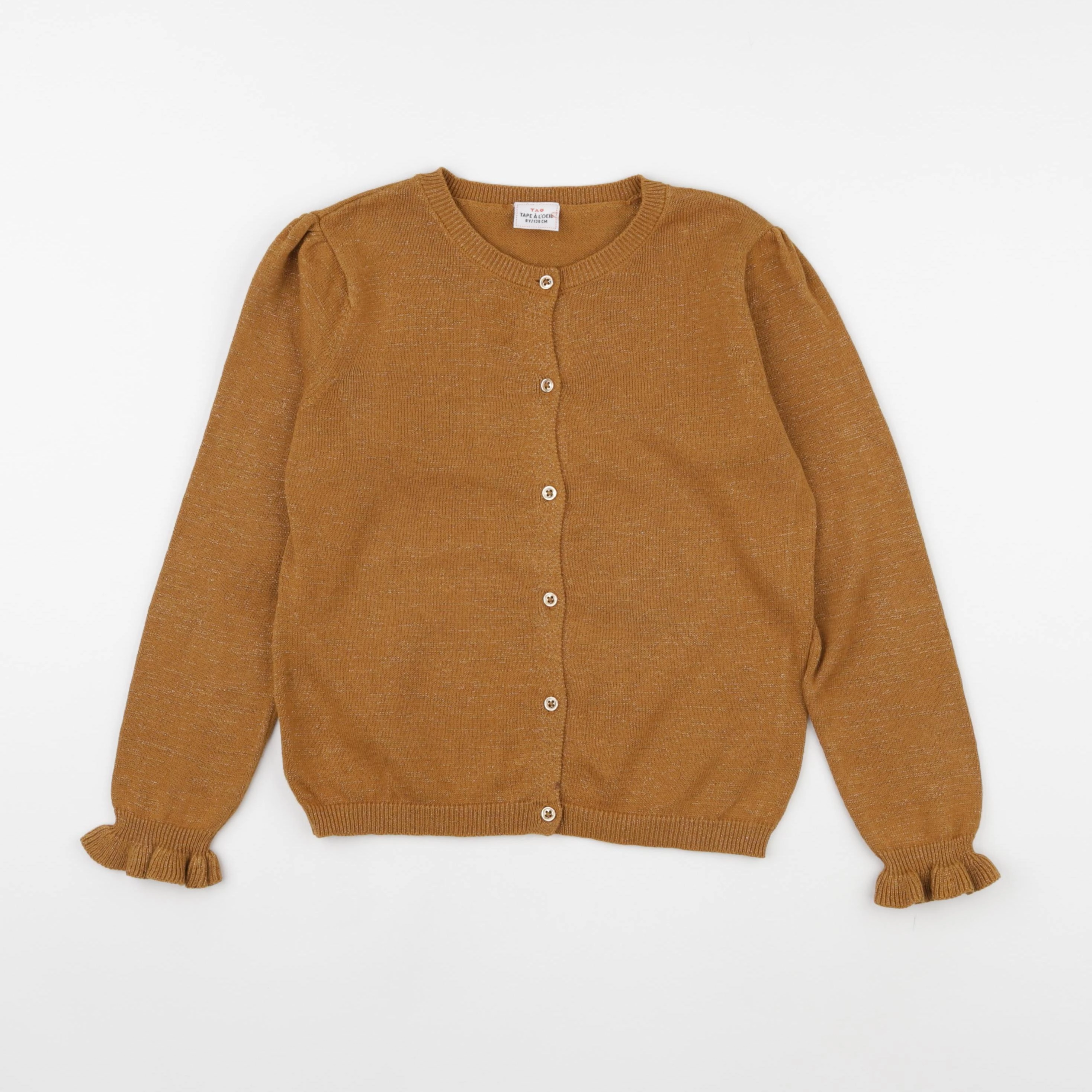 Tape à l'oeil - gilet marron - 8 ans