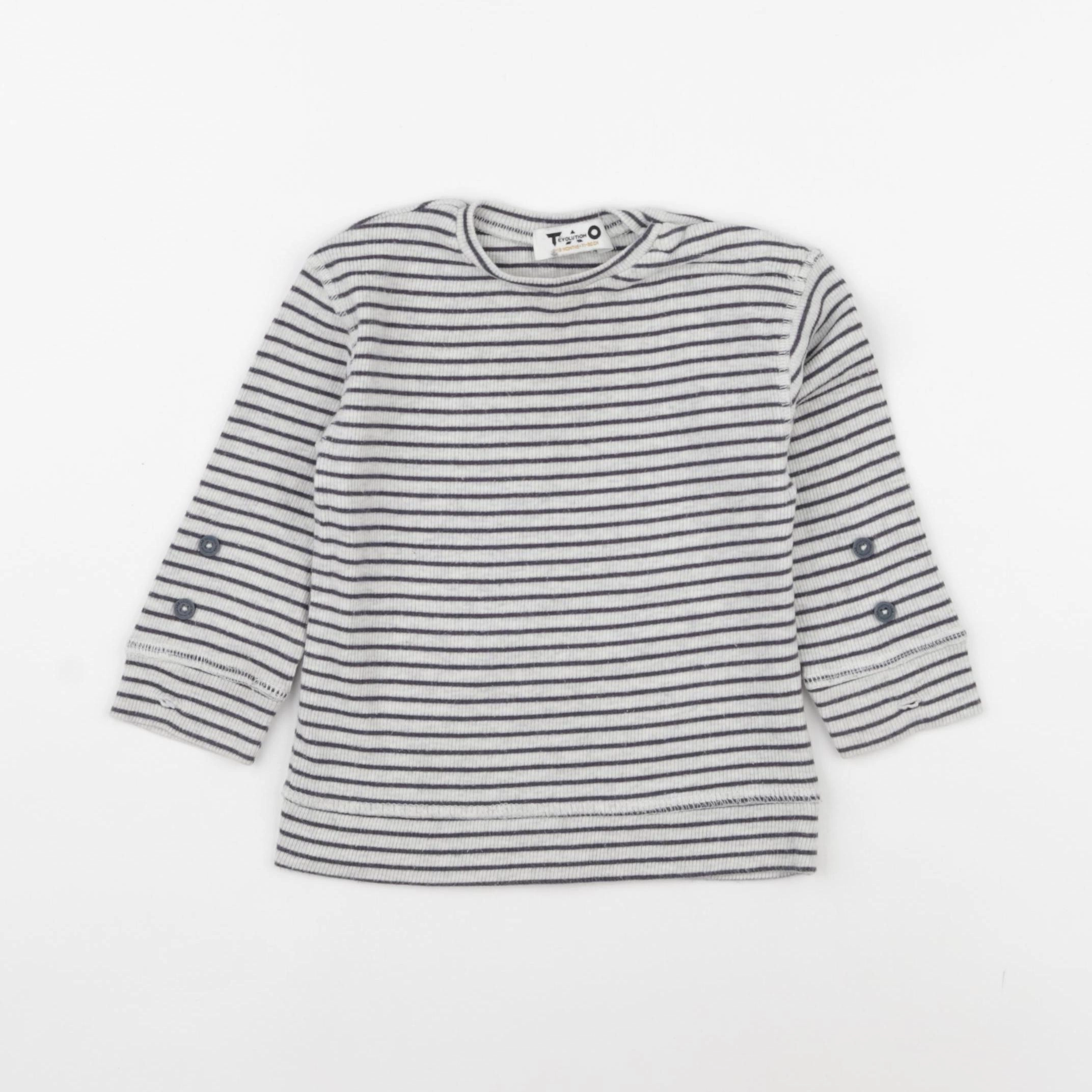 Tape à l'oeil - tee-shirt gris - 9/18 mois