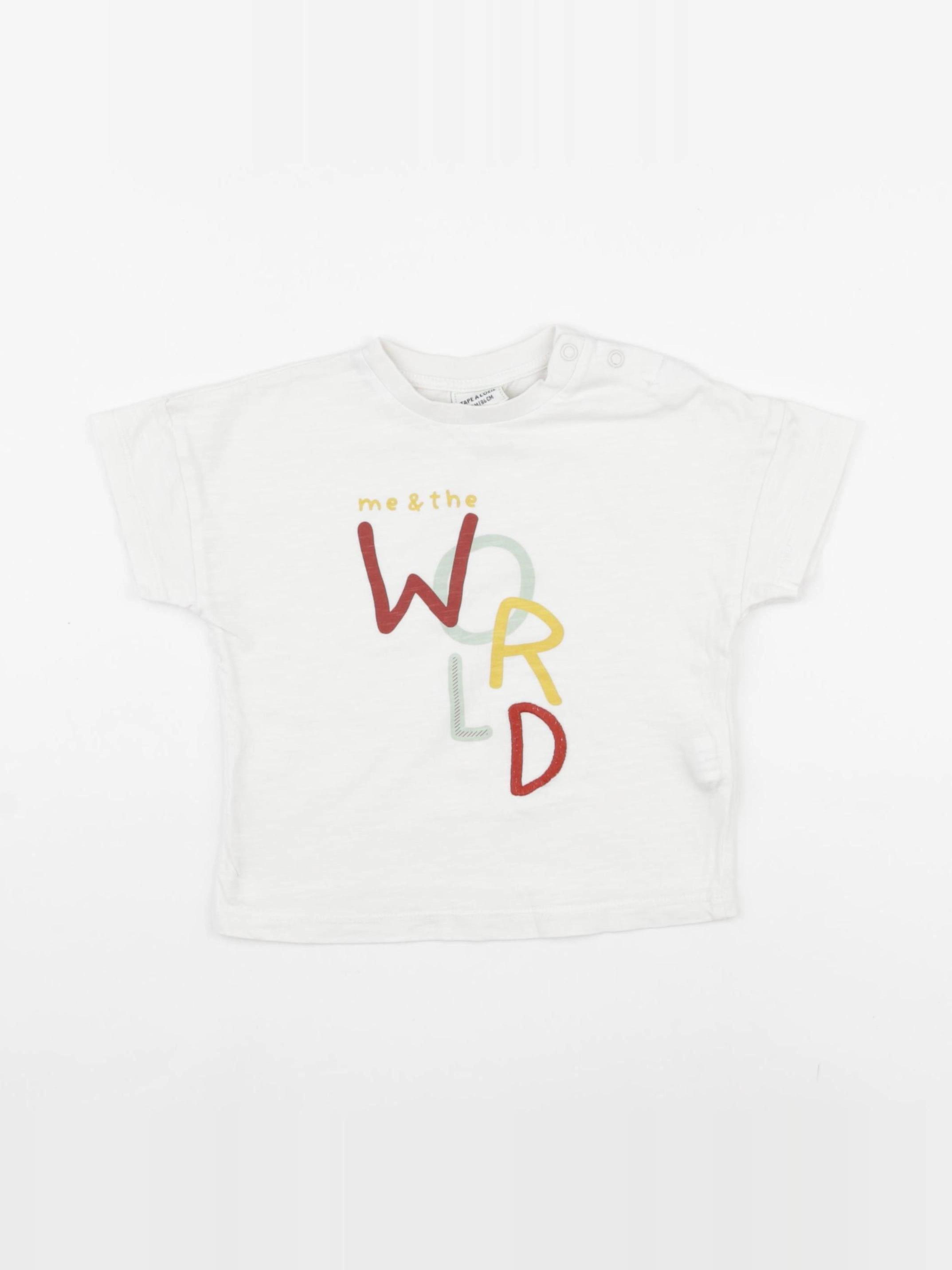 Tape à l'oeil - tee-shirt blanc - 24 mois