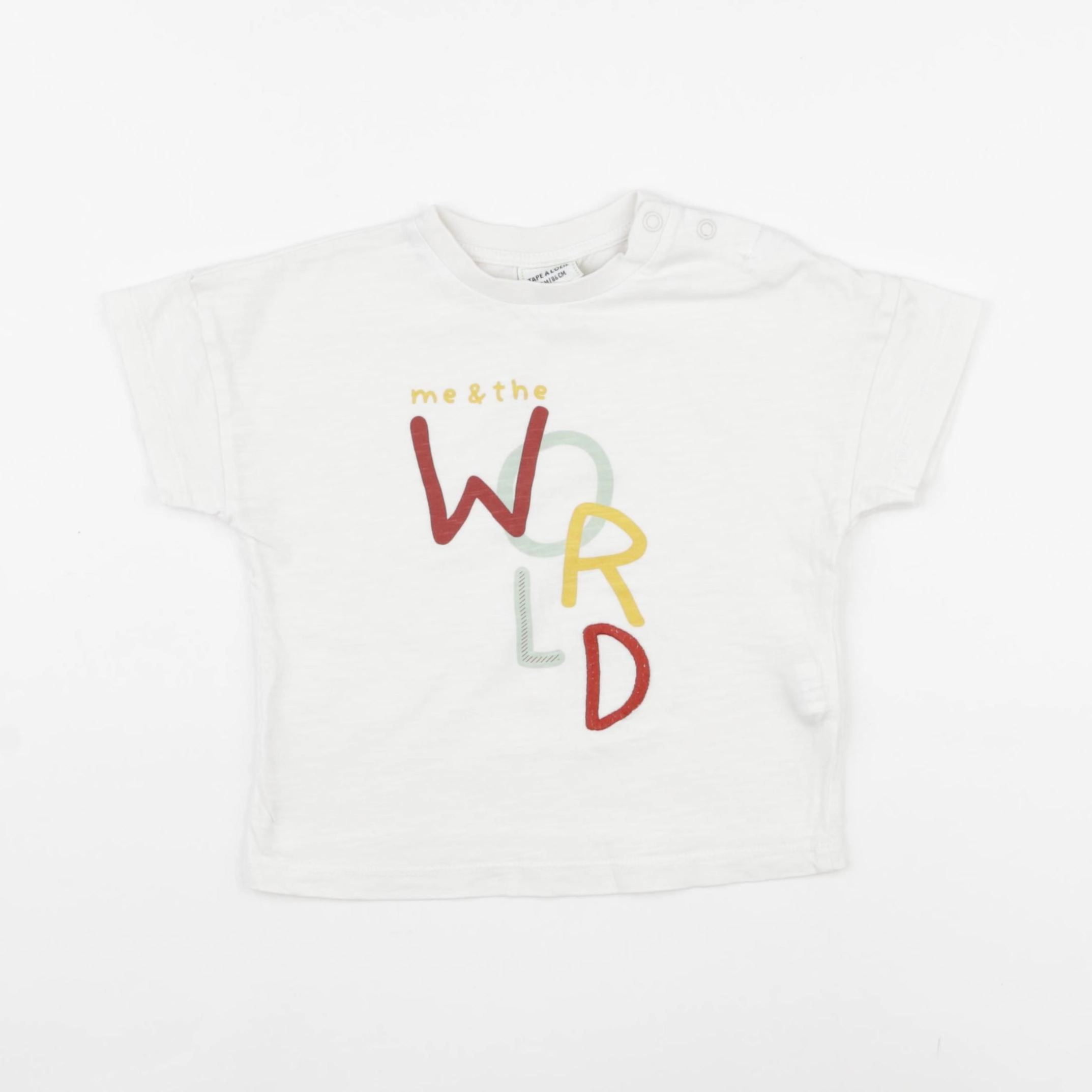 Tape à l'oeil - tee-shirt blanc - 24 mois