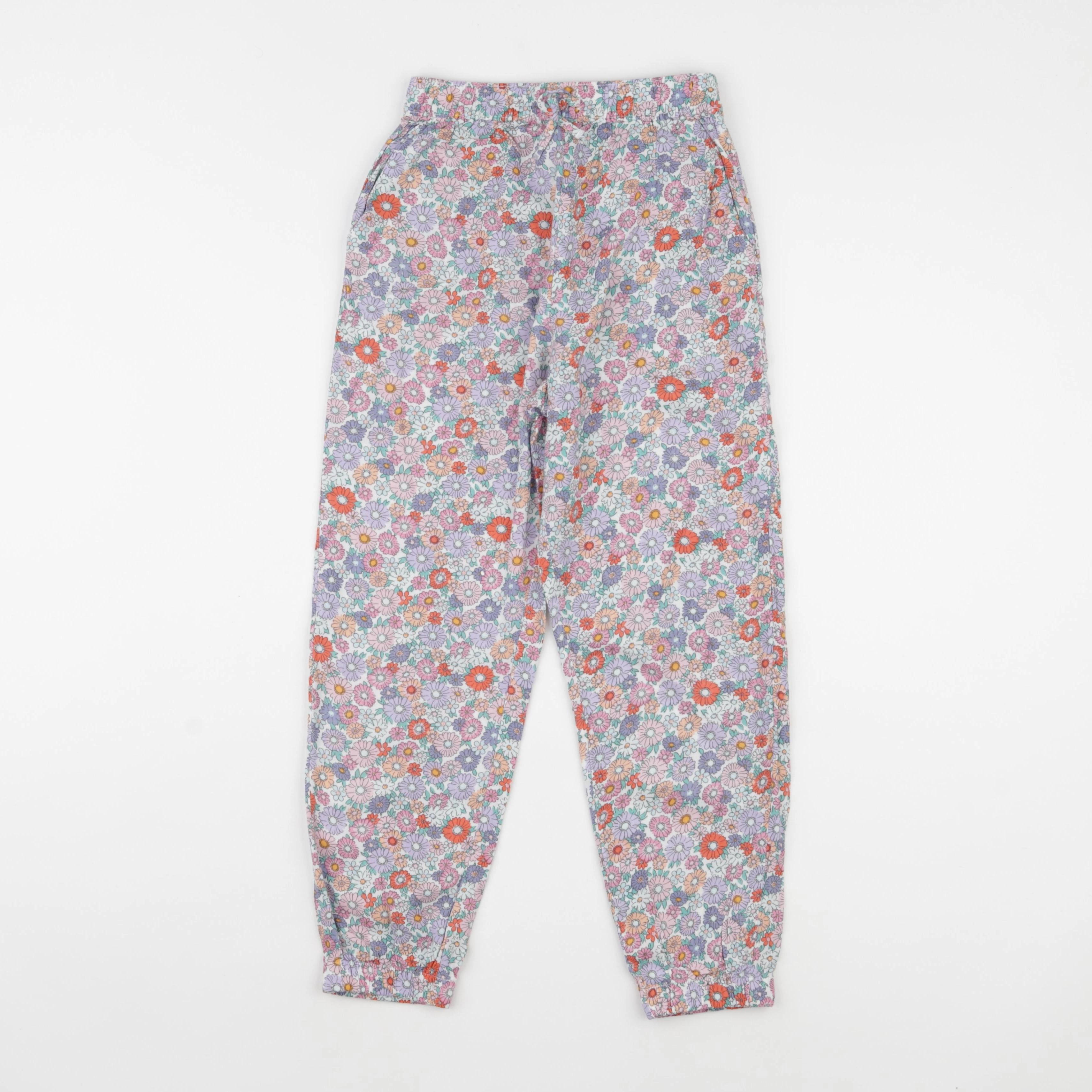 H&M - pantalon multicolore - 7/8 ans