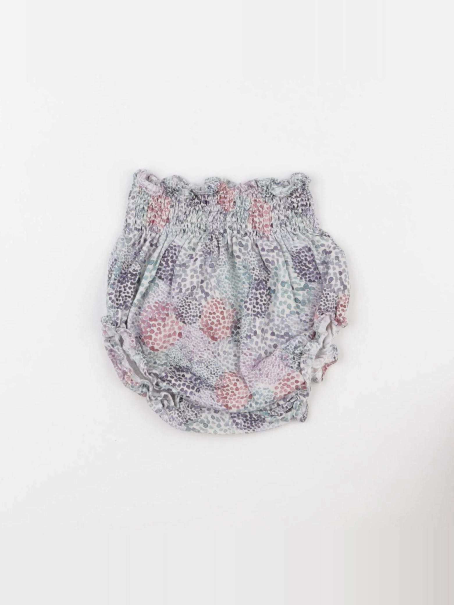 Bonnet à Pompon - bloomer bleu - 2 ans