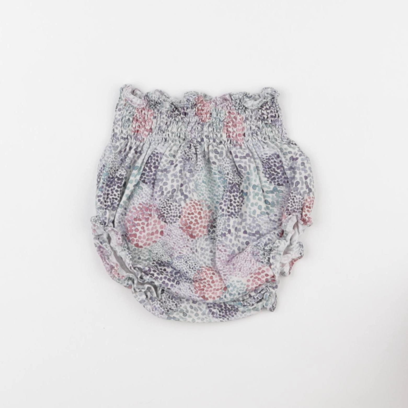 Bonnet à Pompon - bloomer bleu - 2 ans