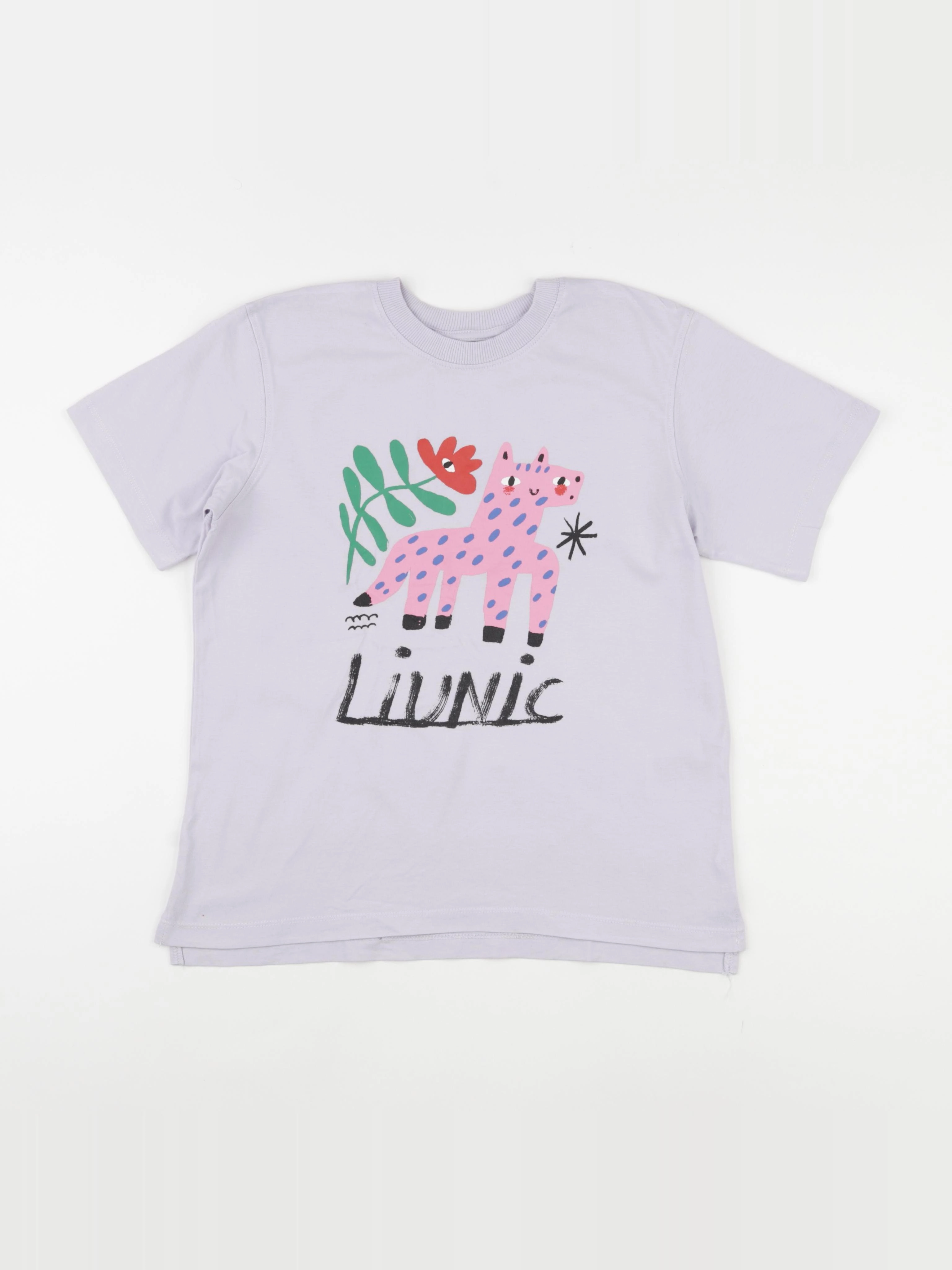H&M - tee-shirt violet - 6/8 ans
