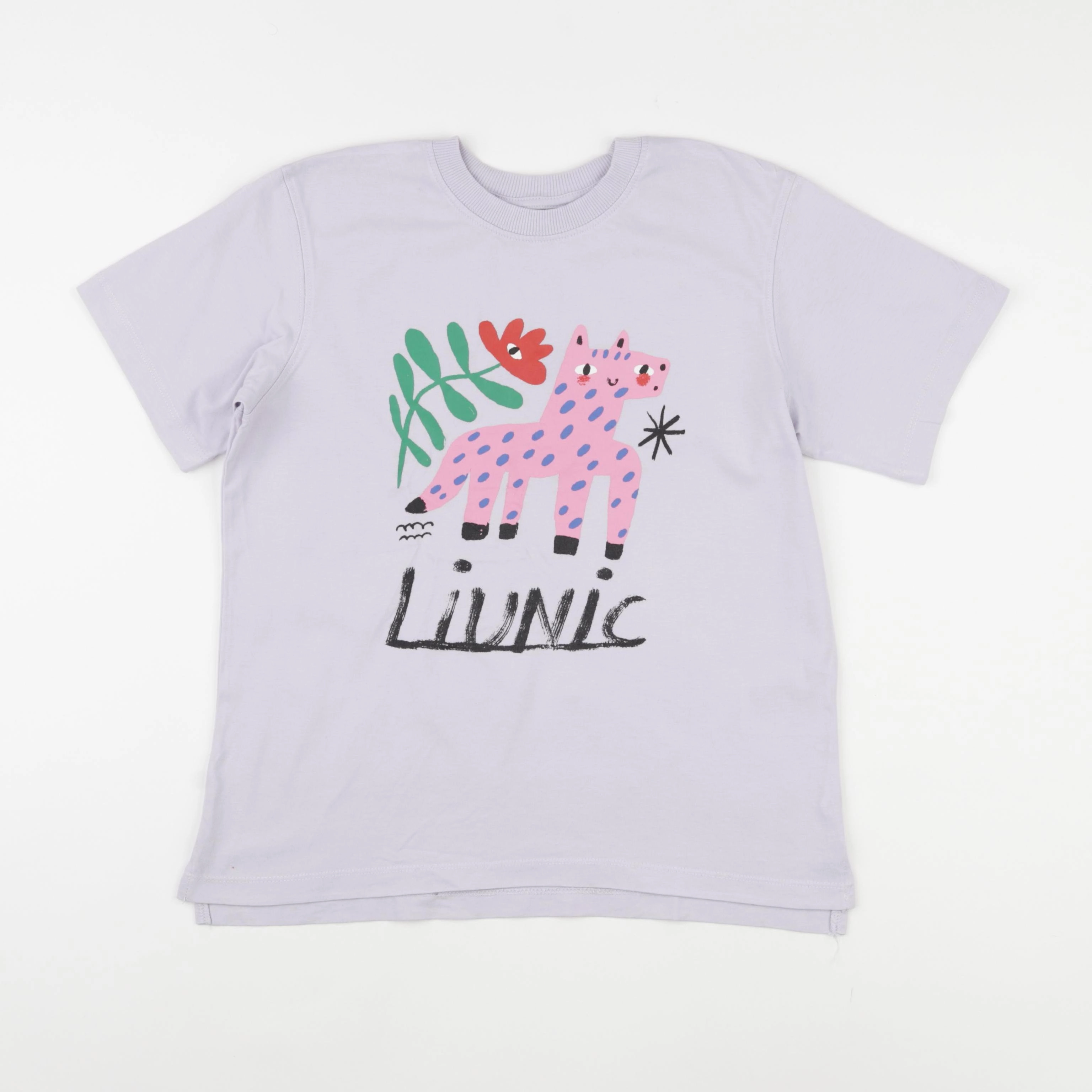 H&M - tee-shirt violet - 6/8 ans