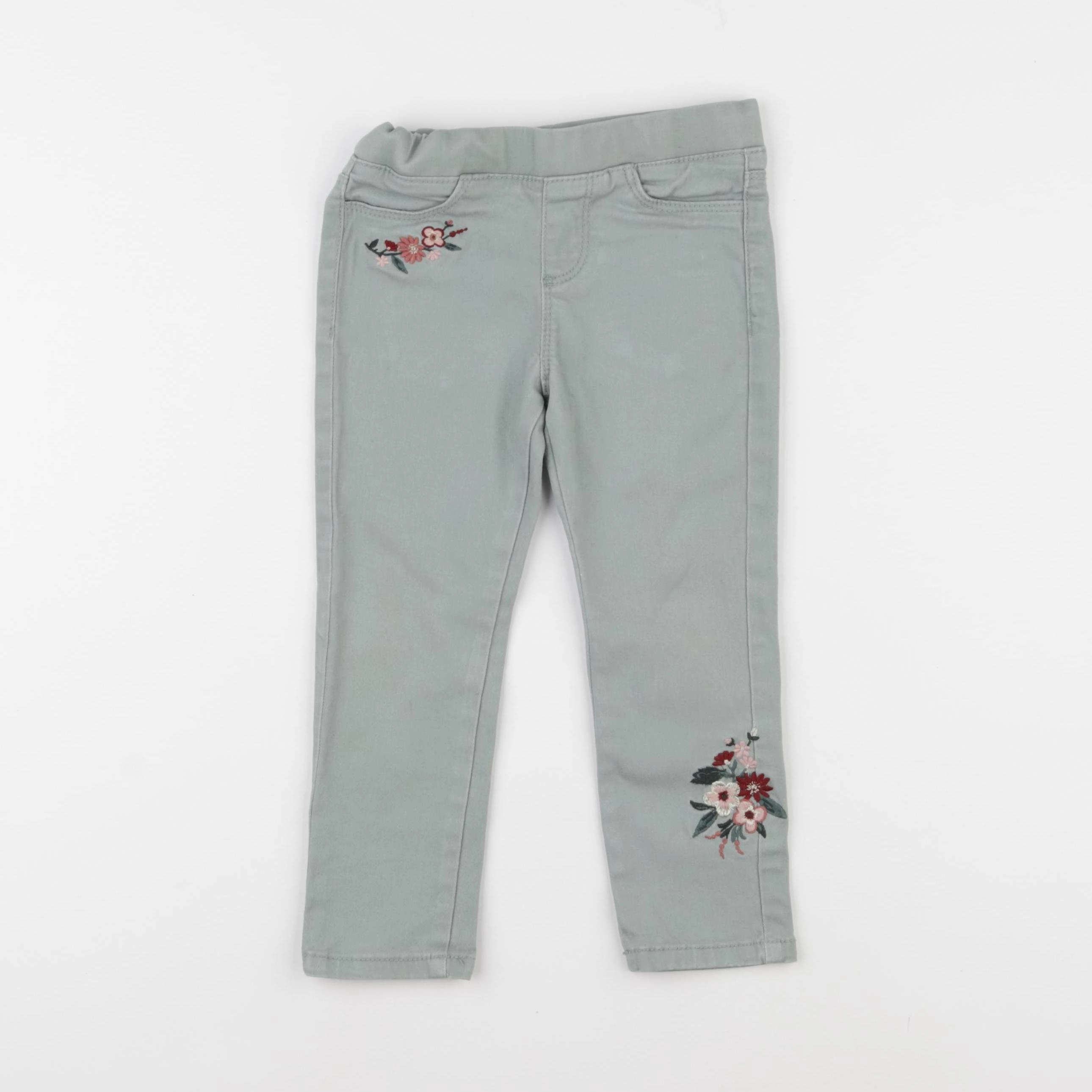 Vertbaudet - jegging vert - 3 ans