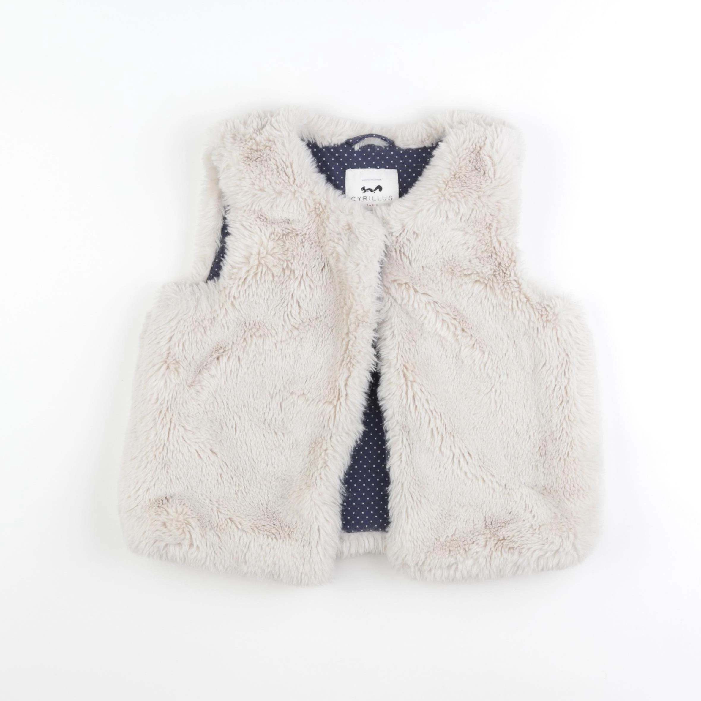 Cyrillus - gilet beige - 10 ans