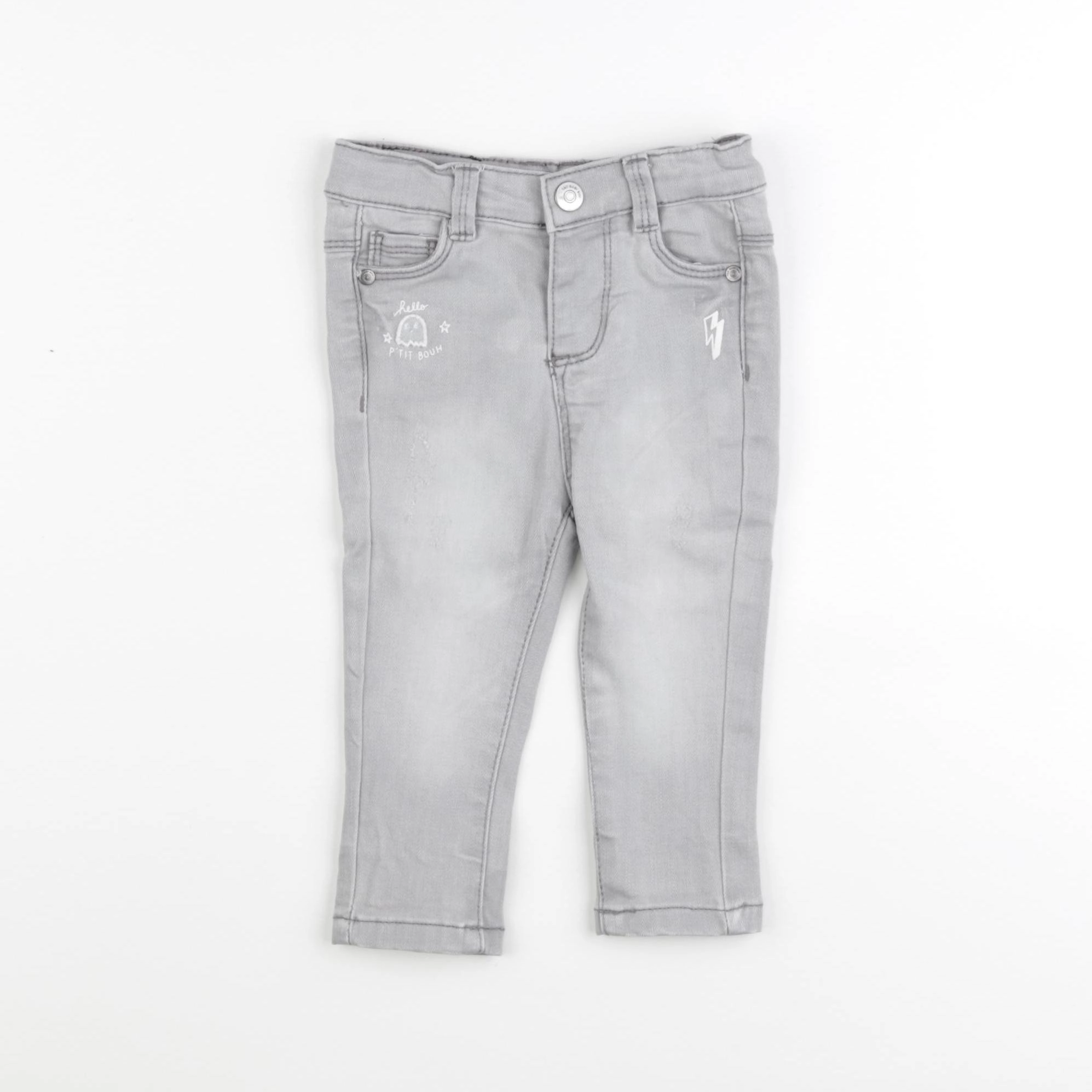 Tape à l'oeil - jegging gris - 9 mois