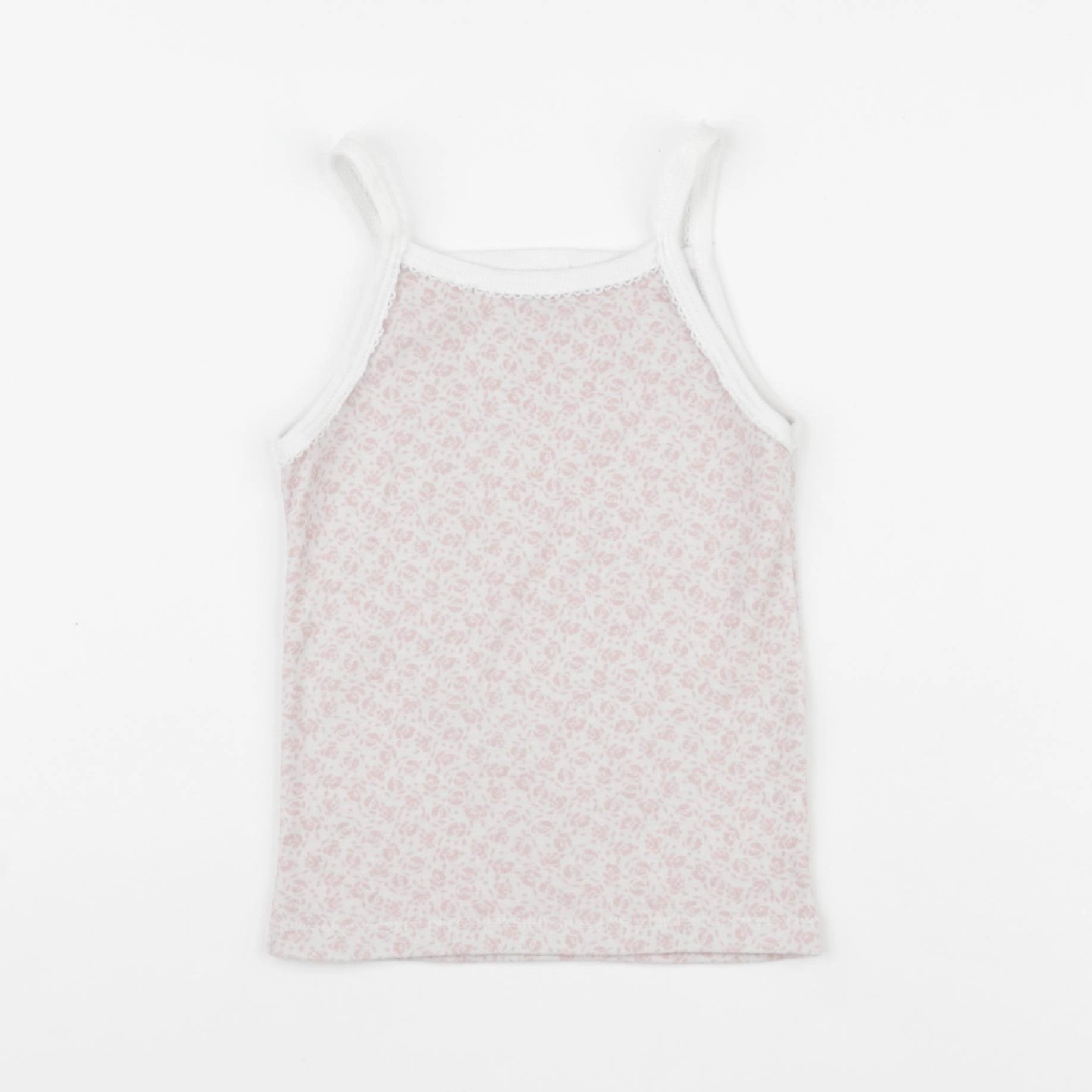 Petit Bateau - maillot de corps rose - 2 ans