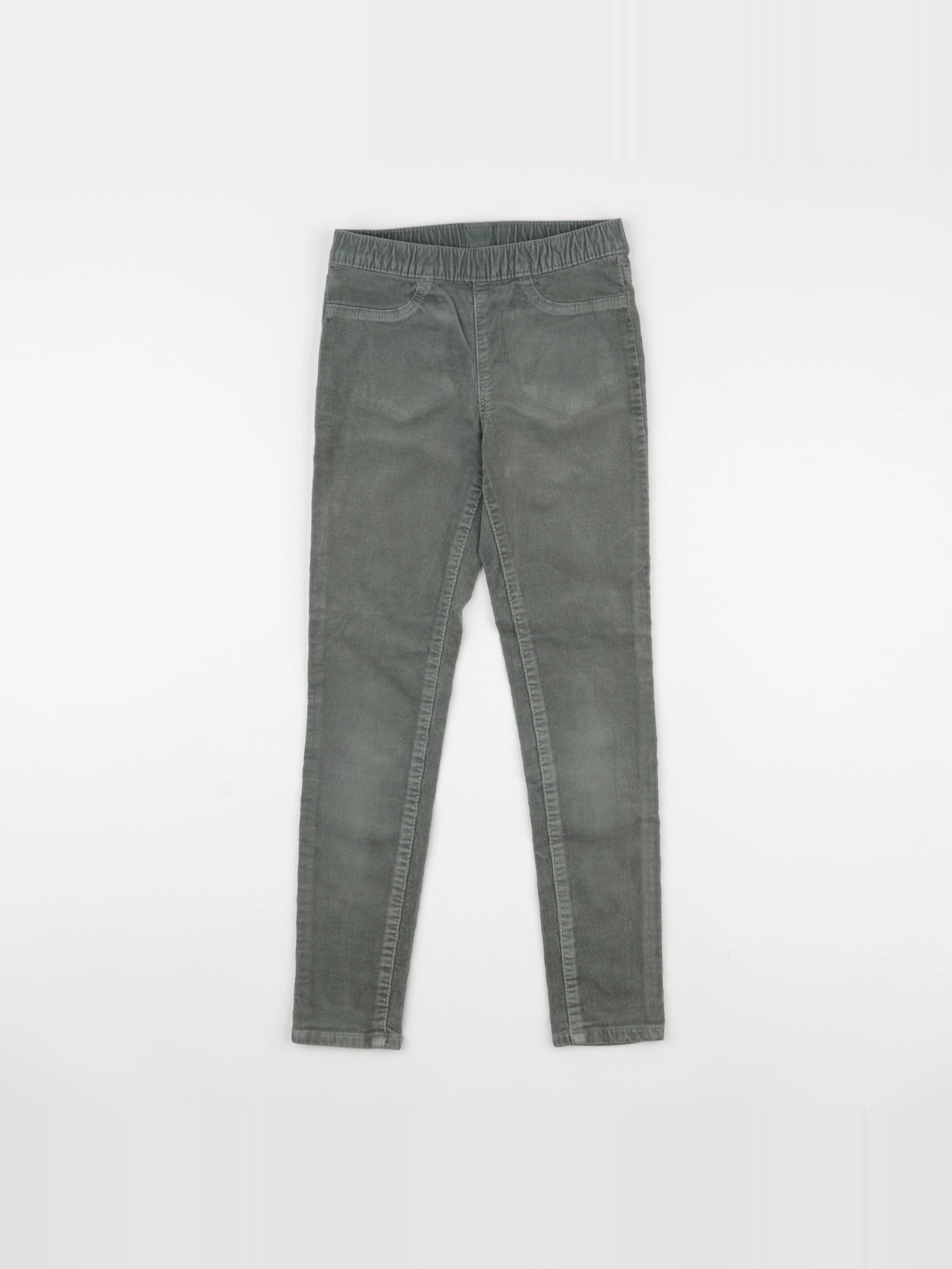 H&M - pantalon vert - 7/8 ans