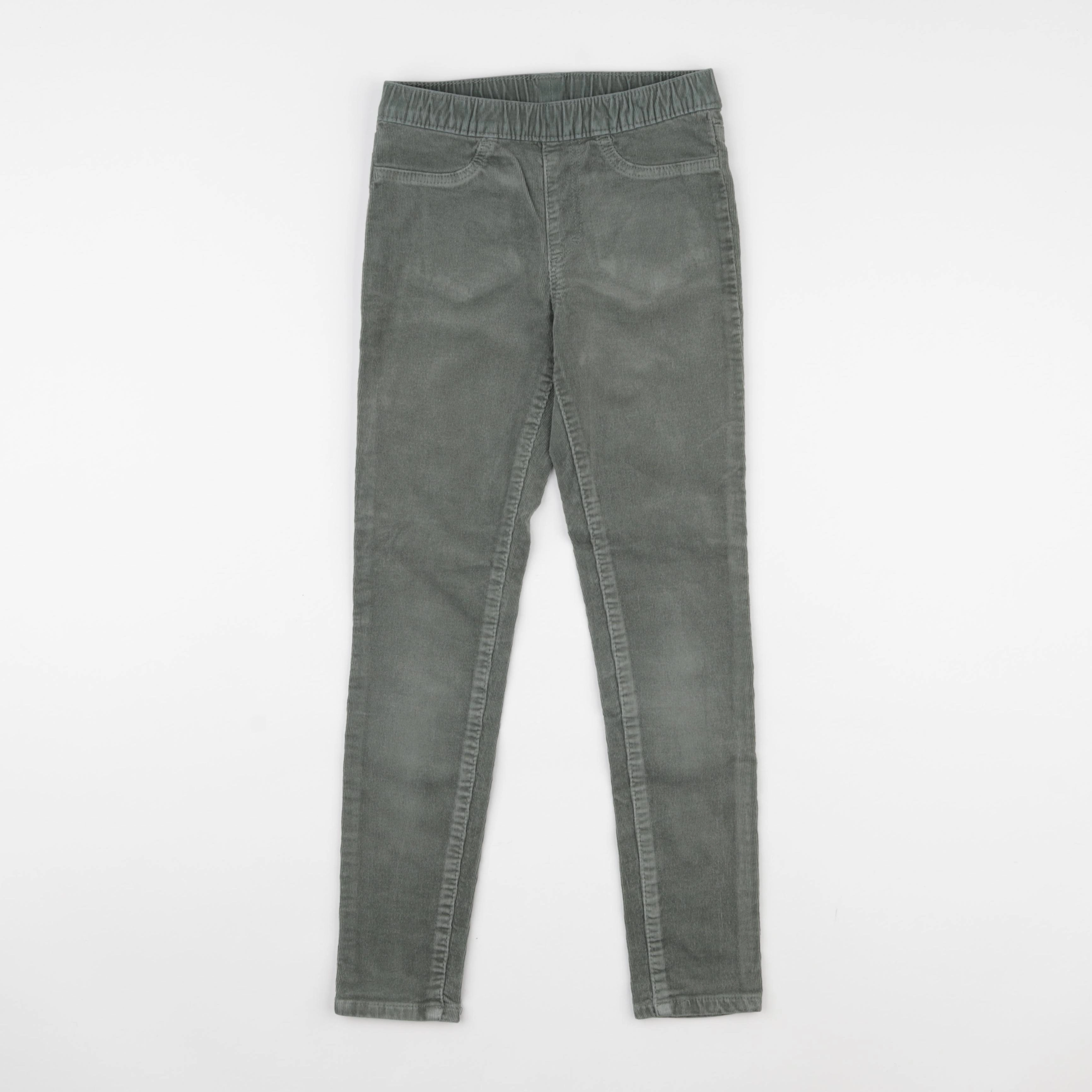 H&M - pantalon vert - 7/8 ans