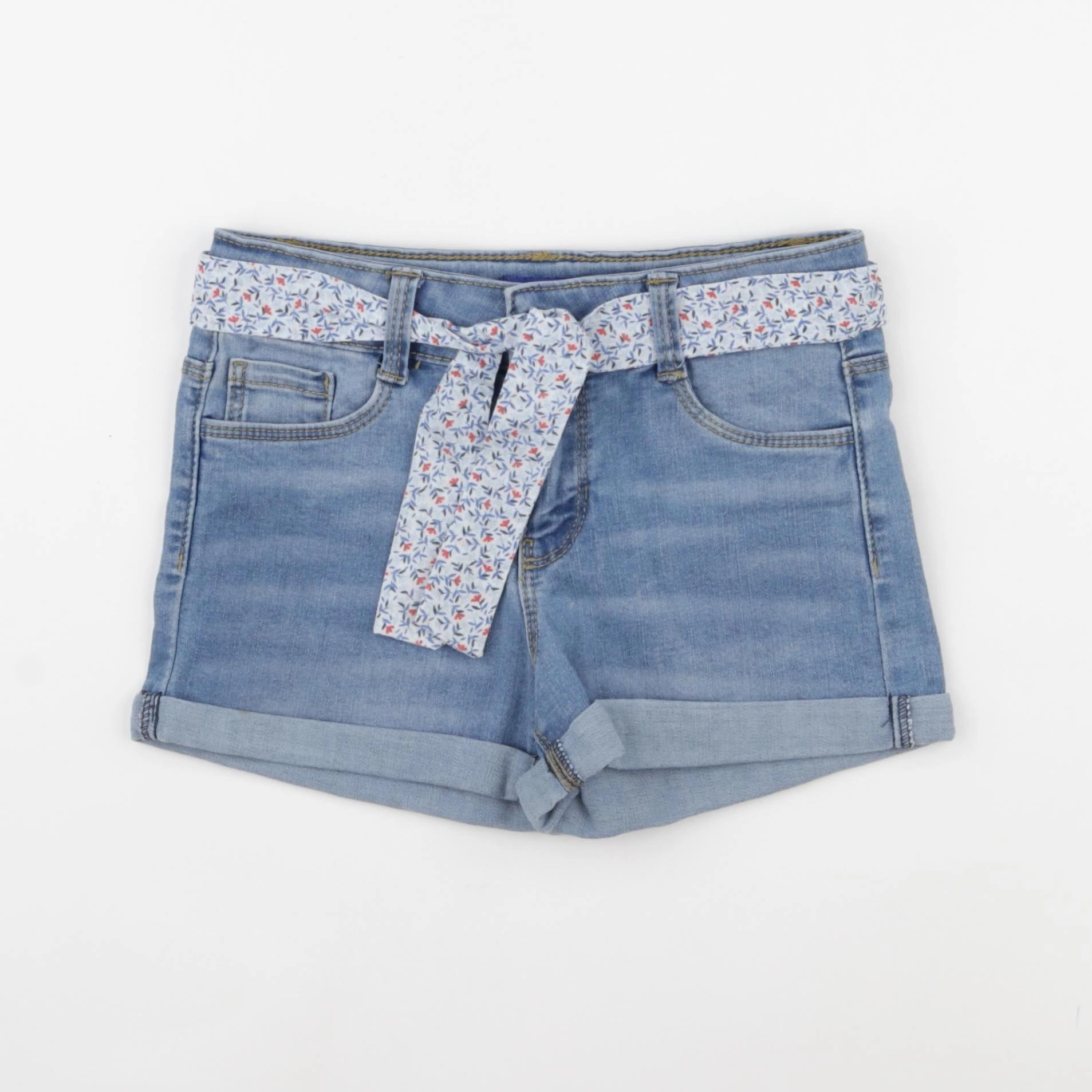 Okaidi - short bleu - 7 ans