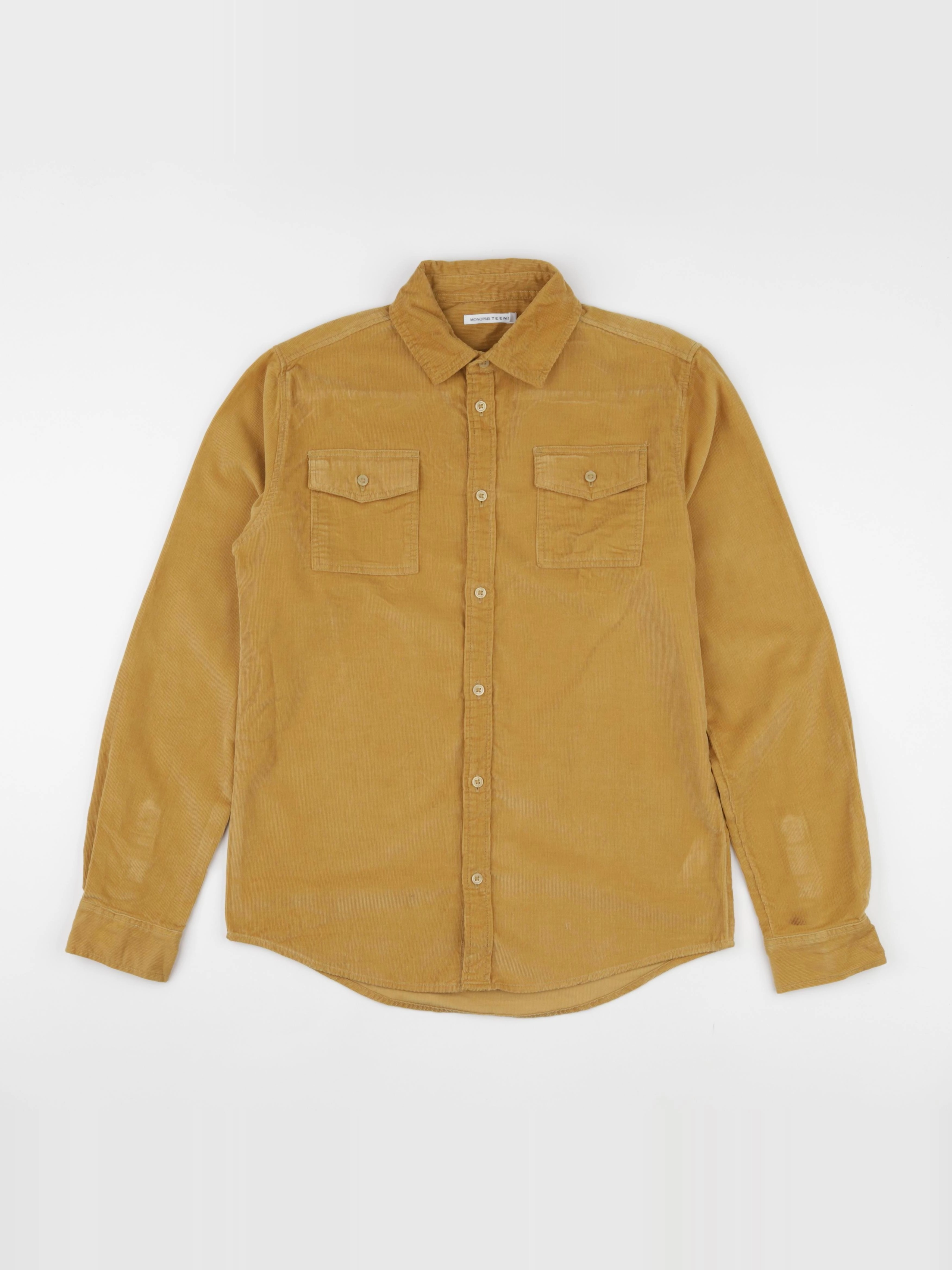 Monoprix - chemise jaune - 14 ans