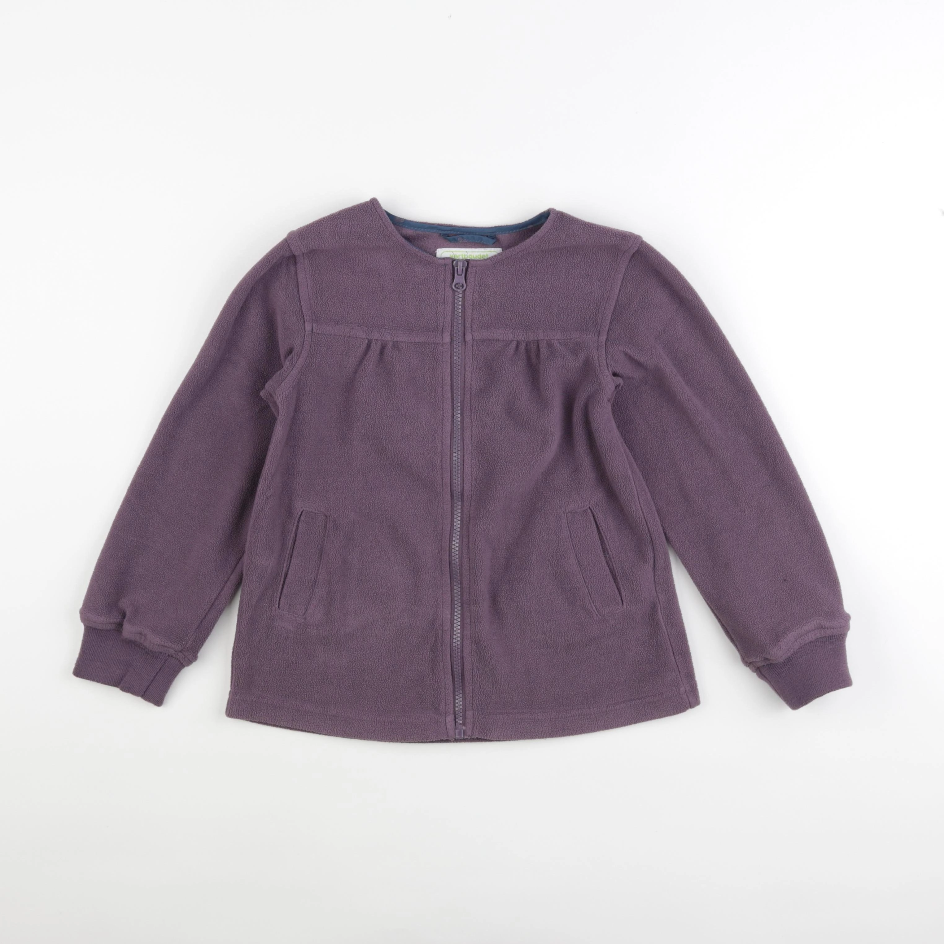 Vertbaudet - polaire violet - 8 ans
