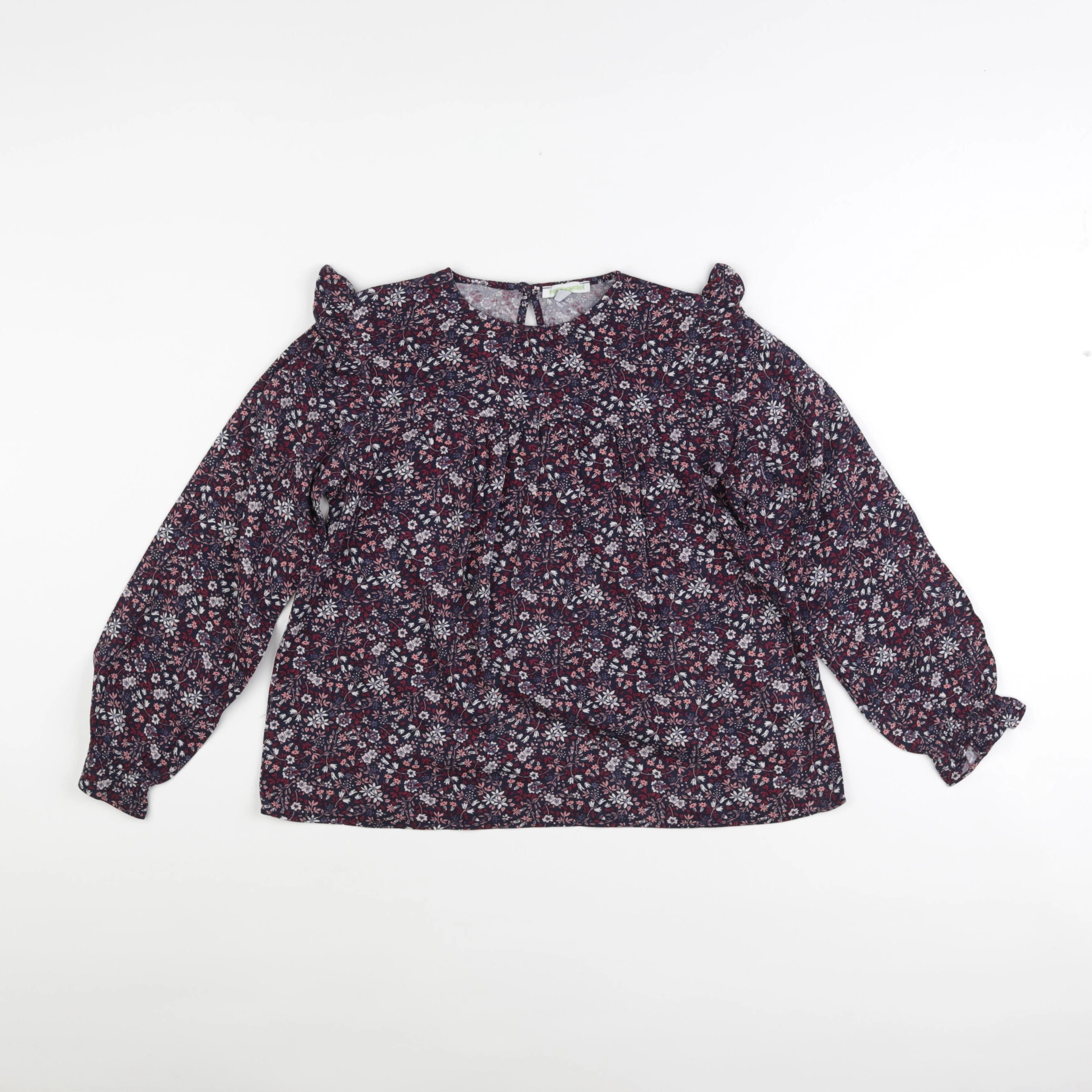 Vertbaudet - blouse bleu, violet - 10 ans