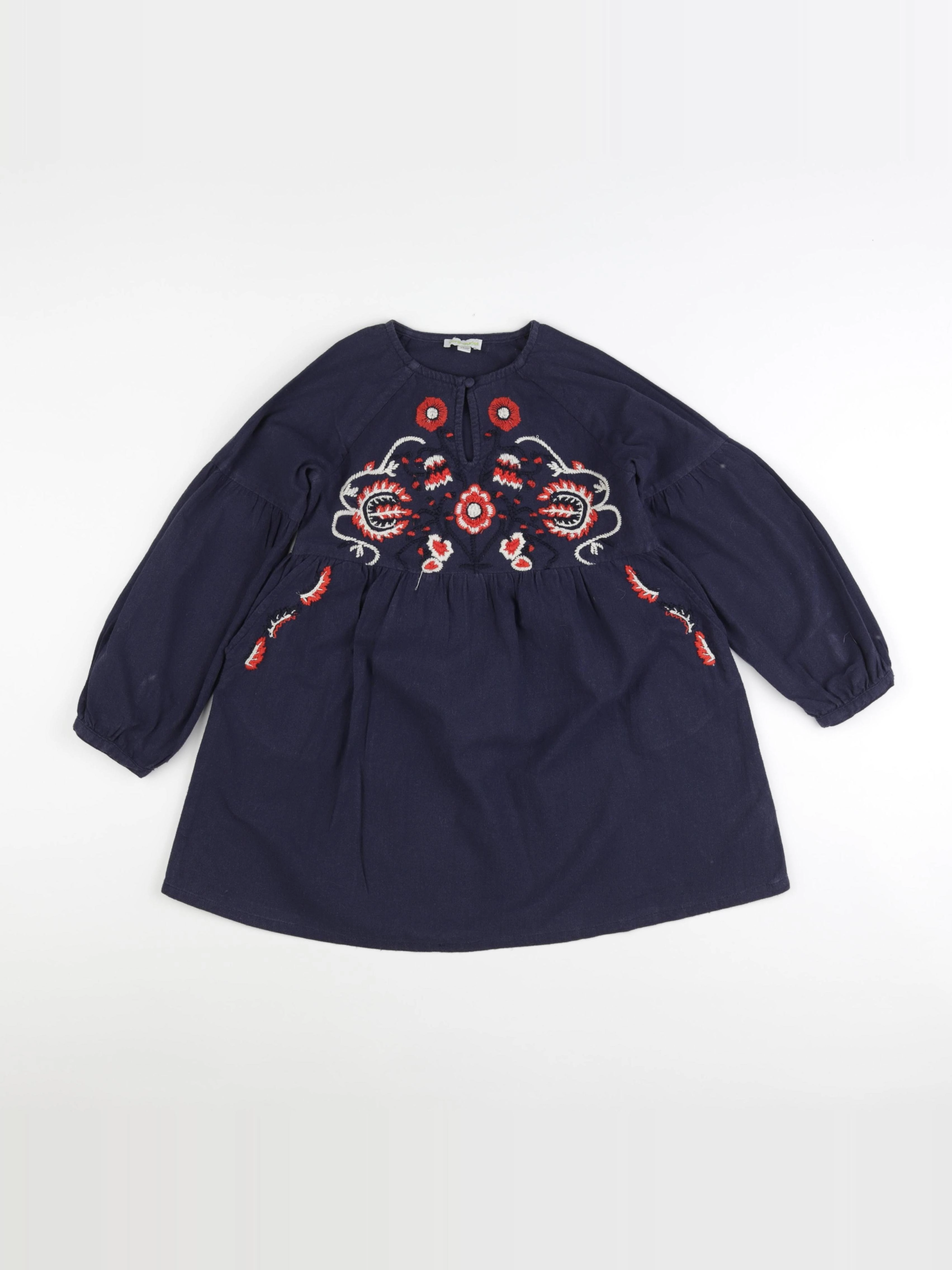 Vertbaudet - robe bleu - 8 ans